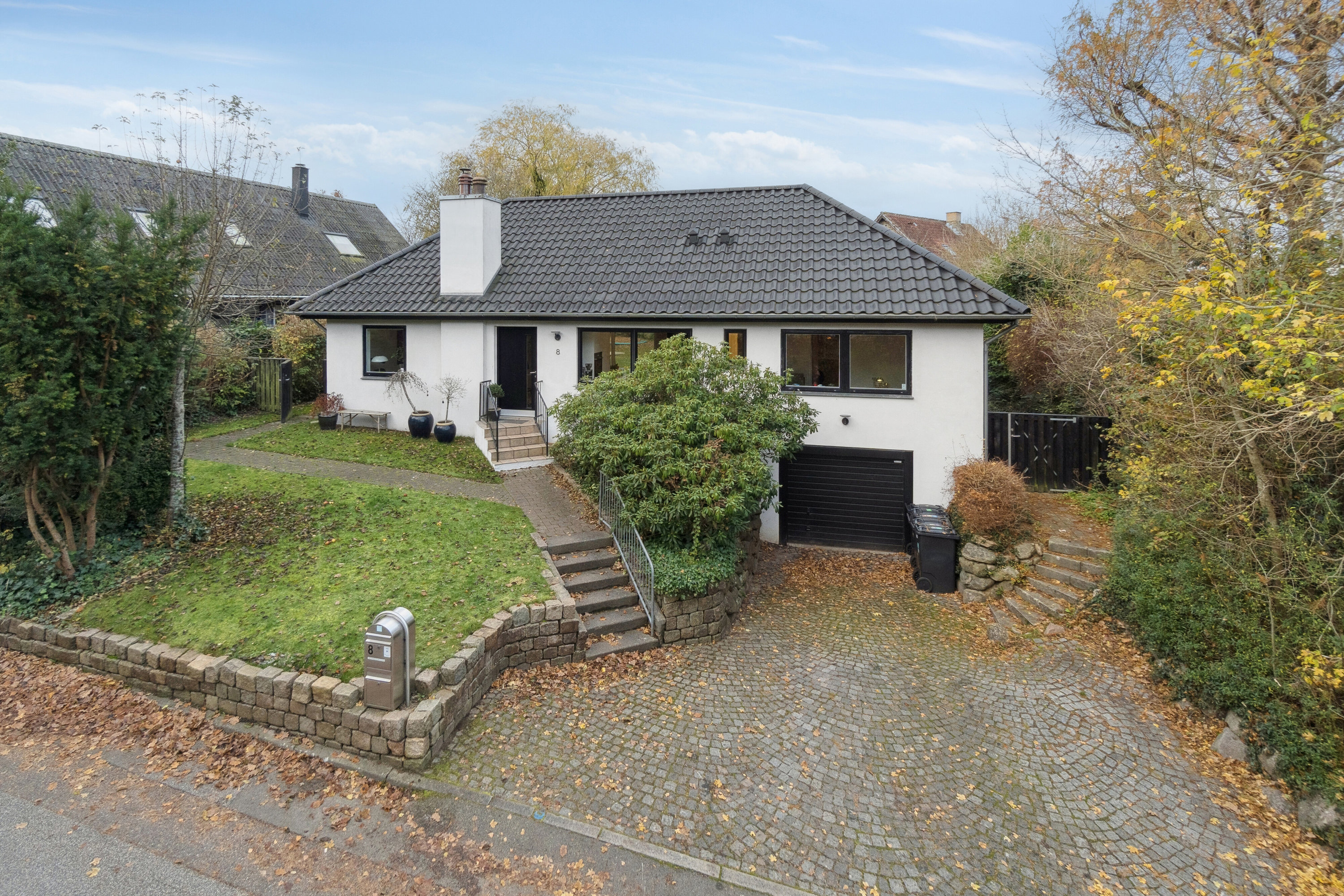 Fremhævet luftfoto billede i fuldskærmstilstand. Billede af Carinavej 8, 8270 Højbjerg