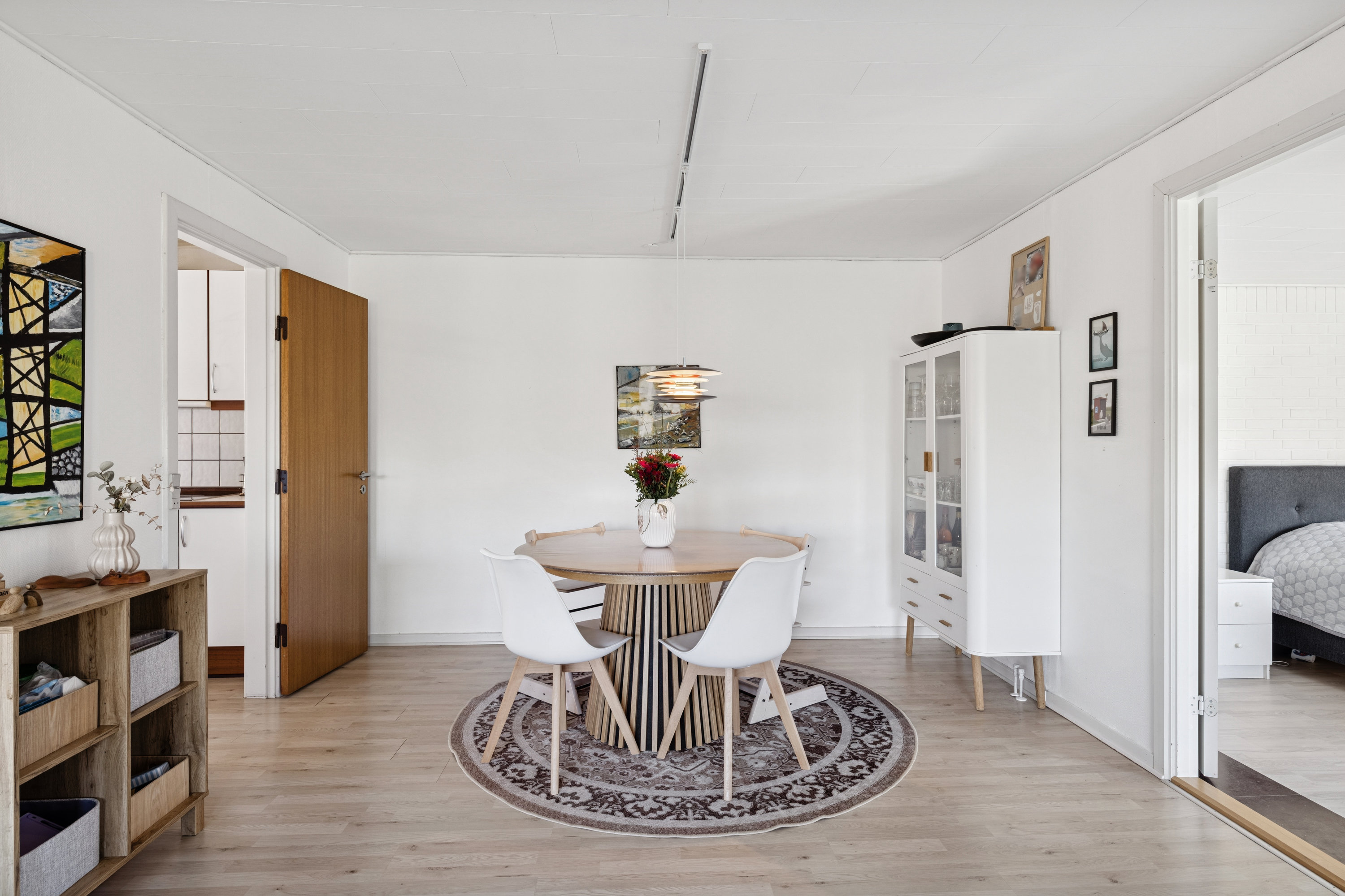 Fremhævet stue billede i fuldskærmstilstand. Billede af Hindbærvej 19, 8800 Viborg