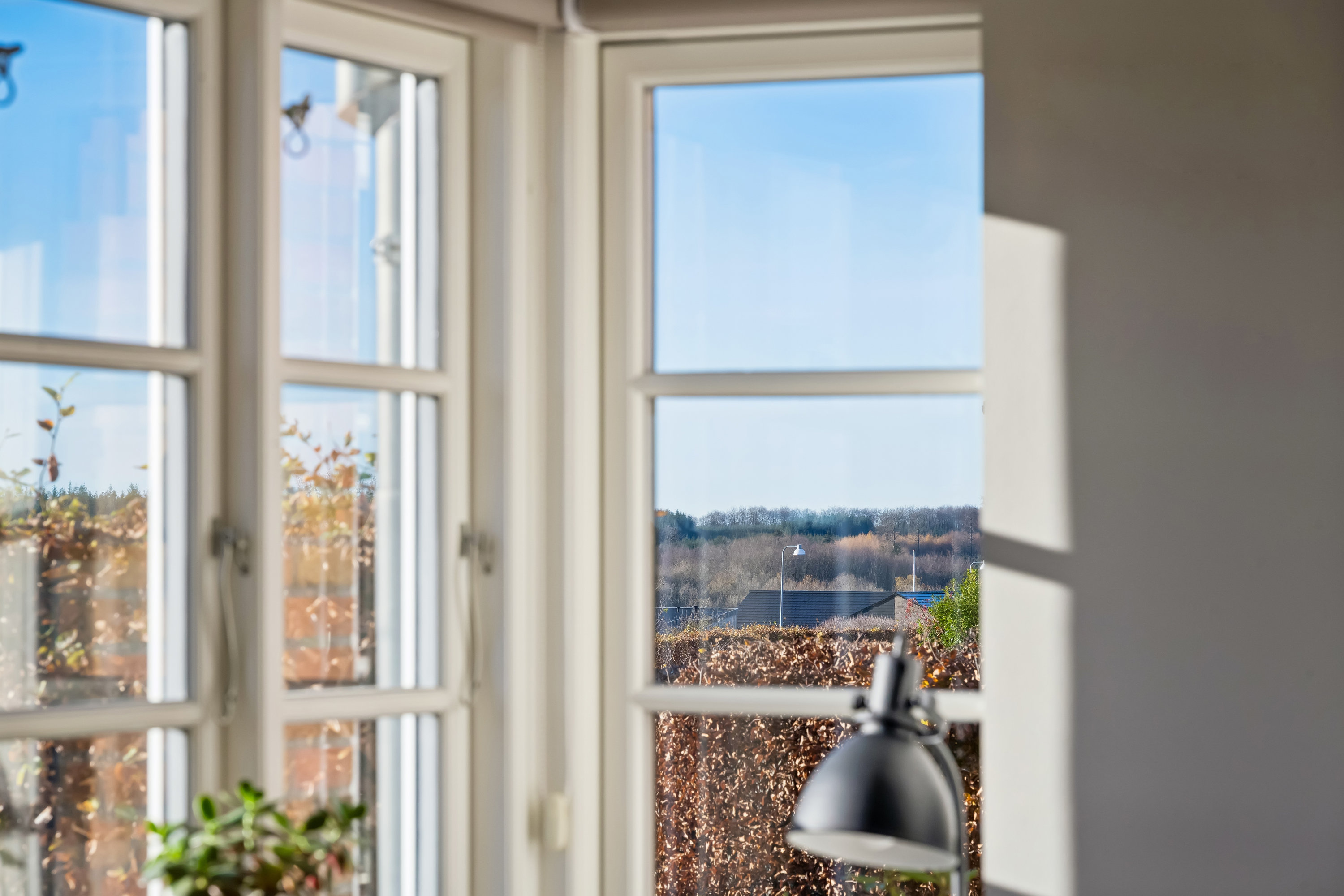 Fremhævet stue billede i fuldskærmstilstand. Billede af Udsigten 11, Haldum, 8382 Hinnerup