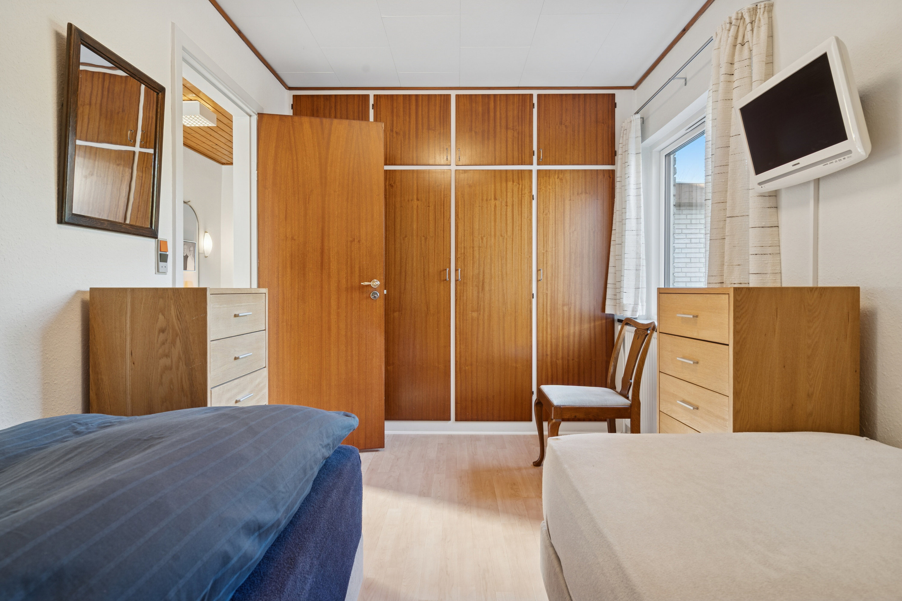 Fremhævet soveværelse billede i fuldskærmstilstand. Billede af Duevej 4, 4640 Faxe