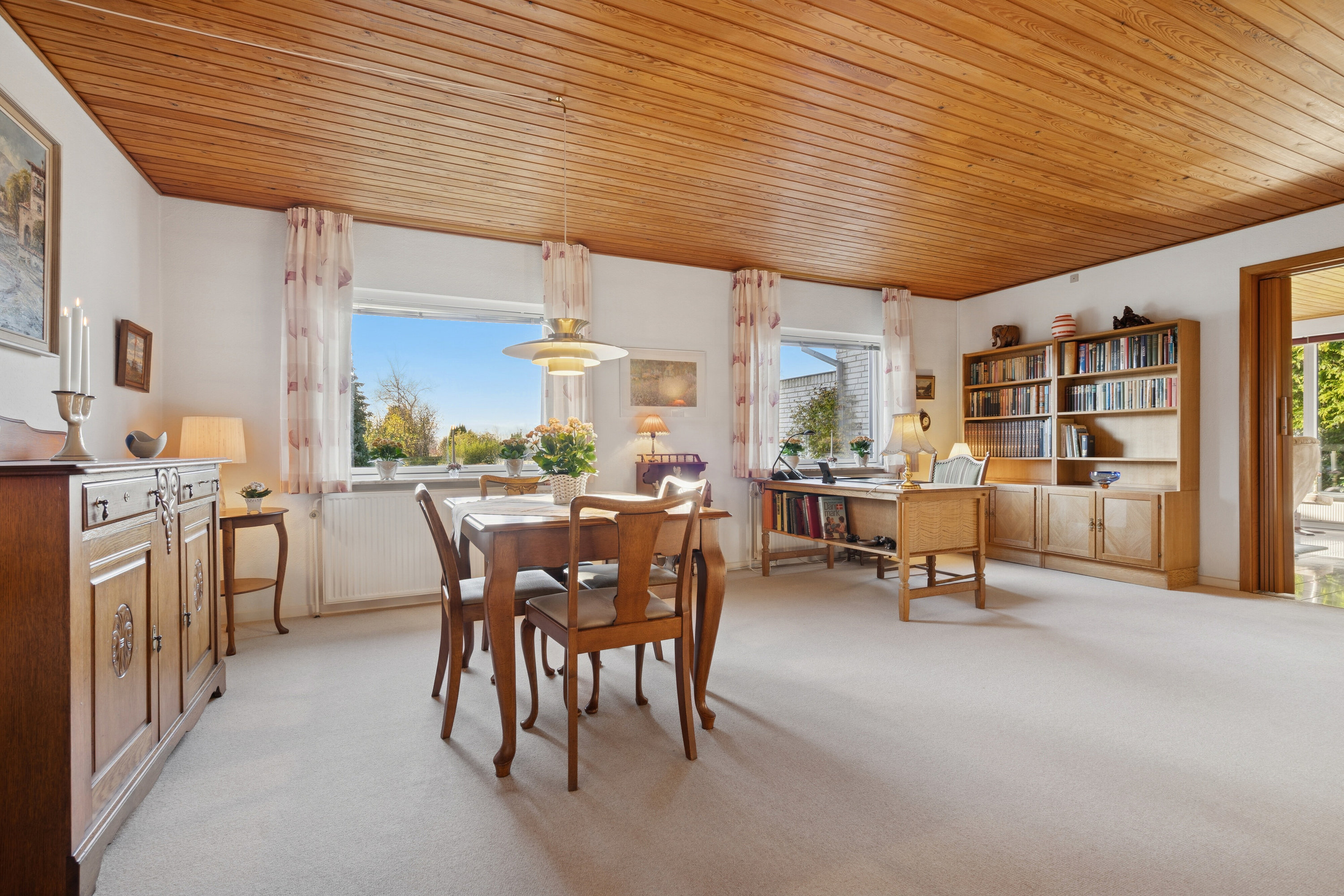 Fremhævet spisestue billede i fuldskærmstilstand. Billede af Duevej 4, 4640 Faxe