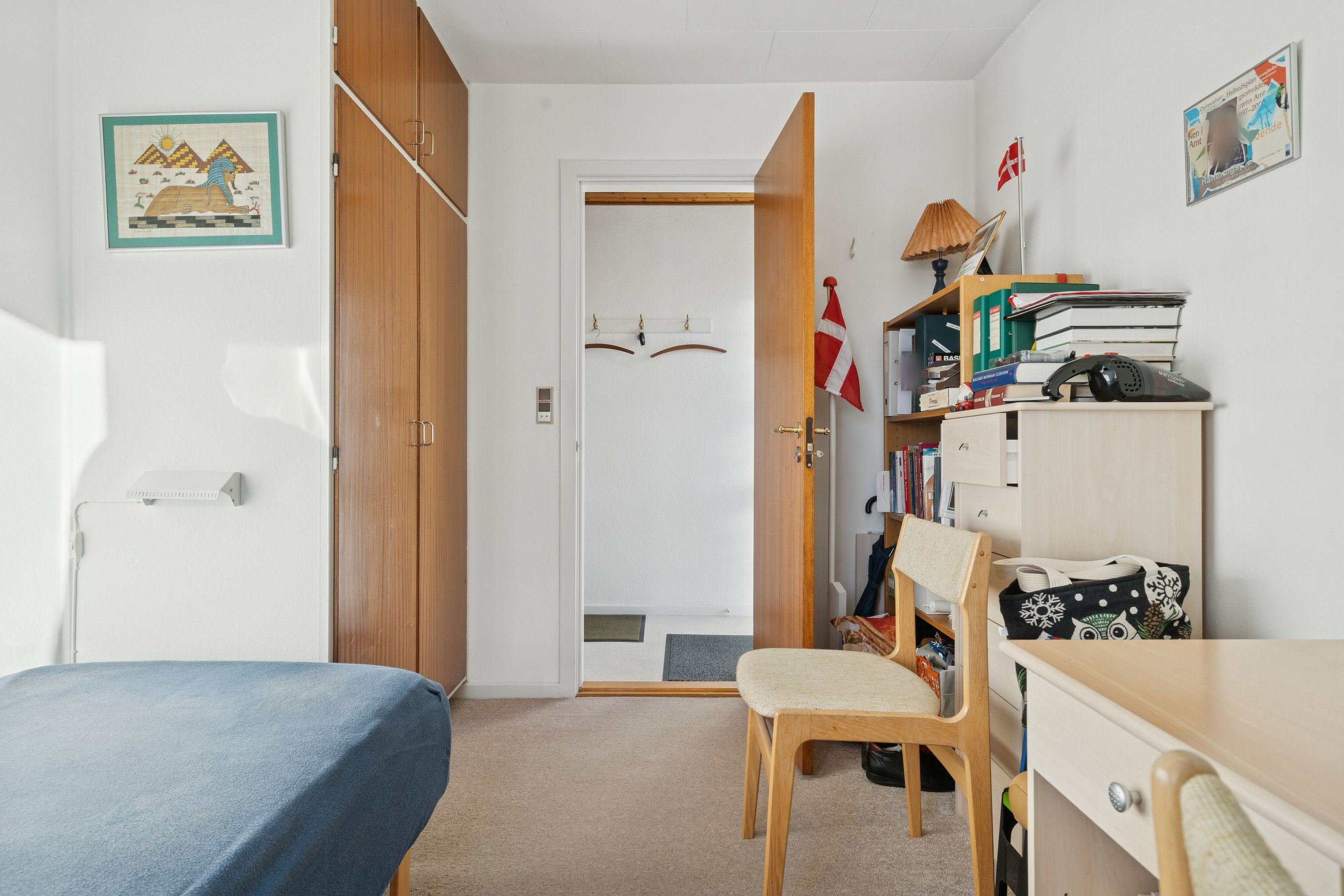 Fremhævet soveværelse billede i fuldskærmstilstand. Billede af Duevej 4, 4640 Faxe