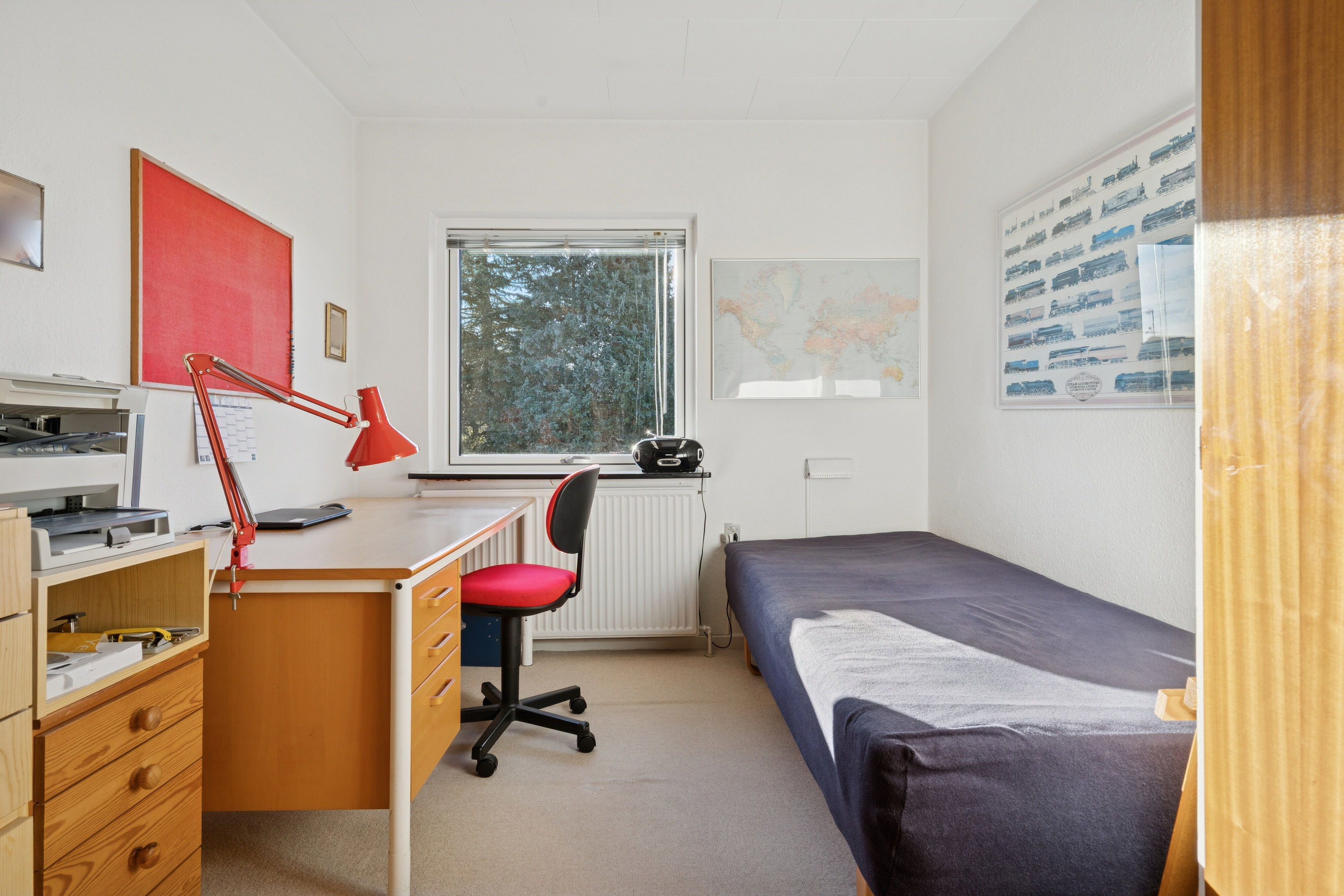 Fremhævet soveværelse billede i fuldskærmstilstand. Billede af Duevej 4, 4640 Faxe