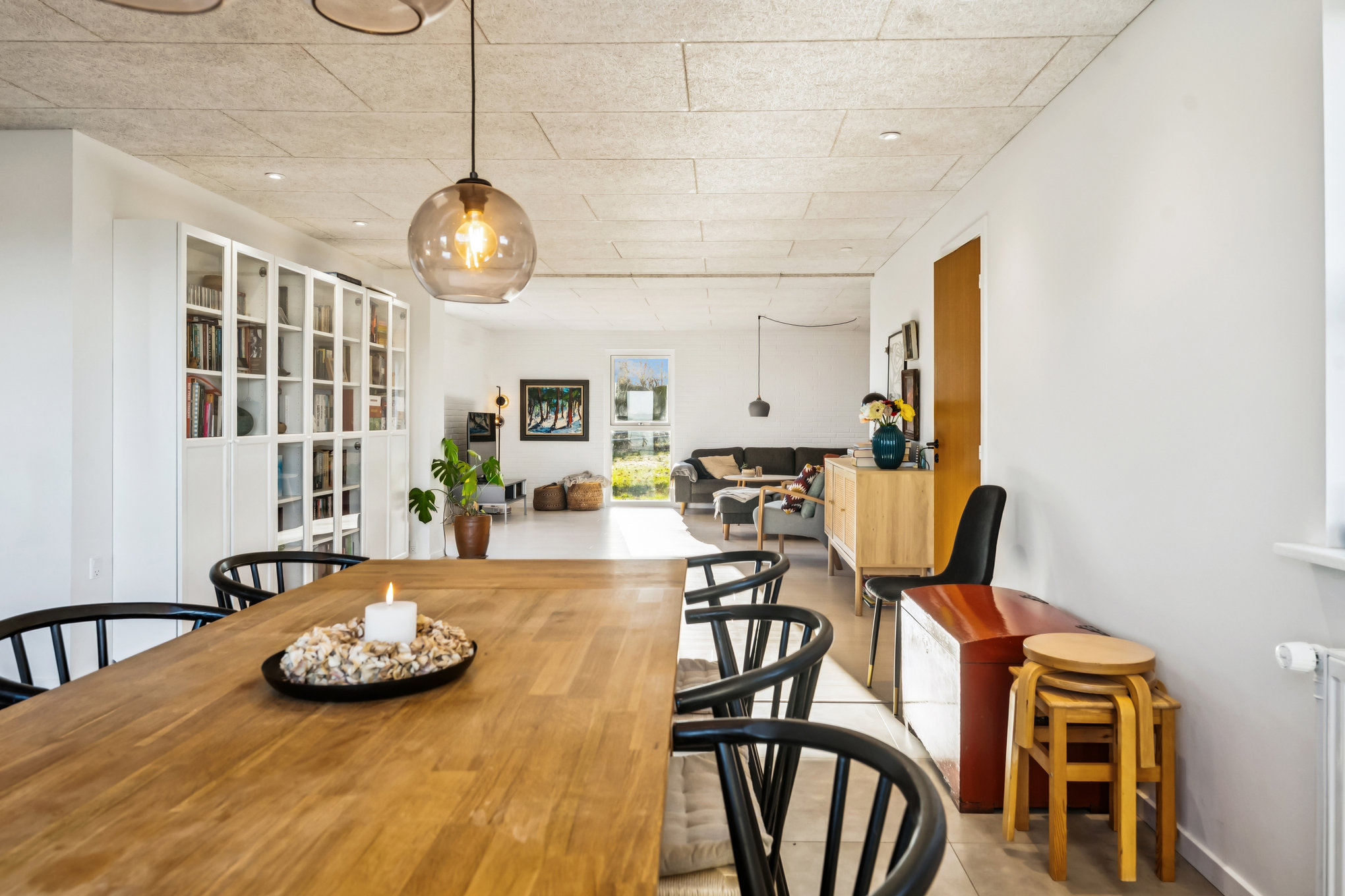 Fremhævet stue billede i fuldskærmstilstand. Billede af Højvangen 7, Assentoft, 8960 Randers SØ