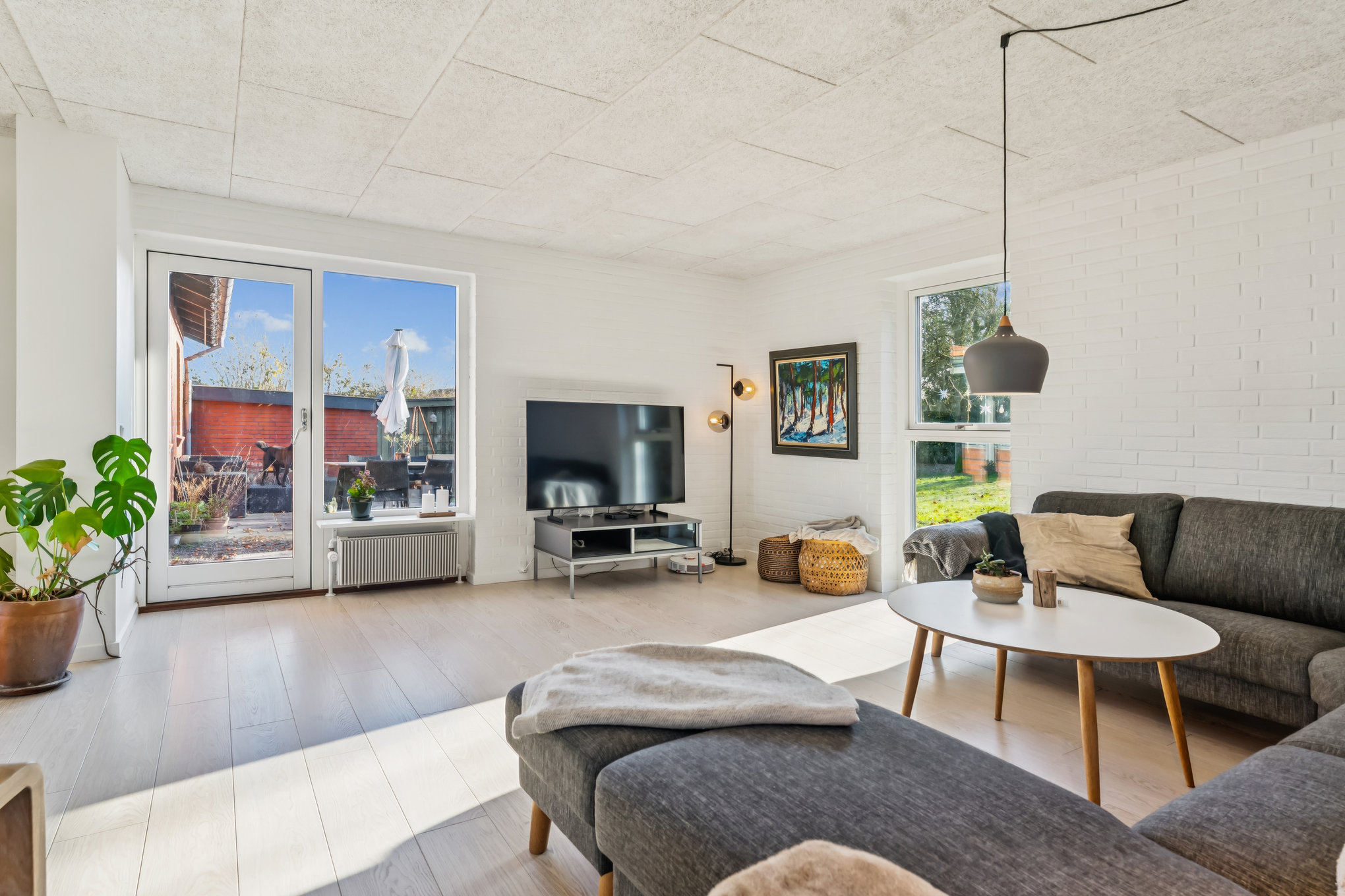 Fremhævet stue billede i fuldskærmstilstand. Billede af Højvangen 7, Assentoft, 8960 Randers SØ