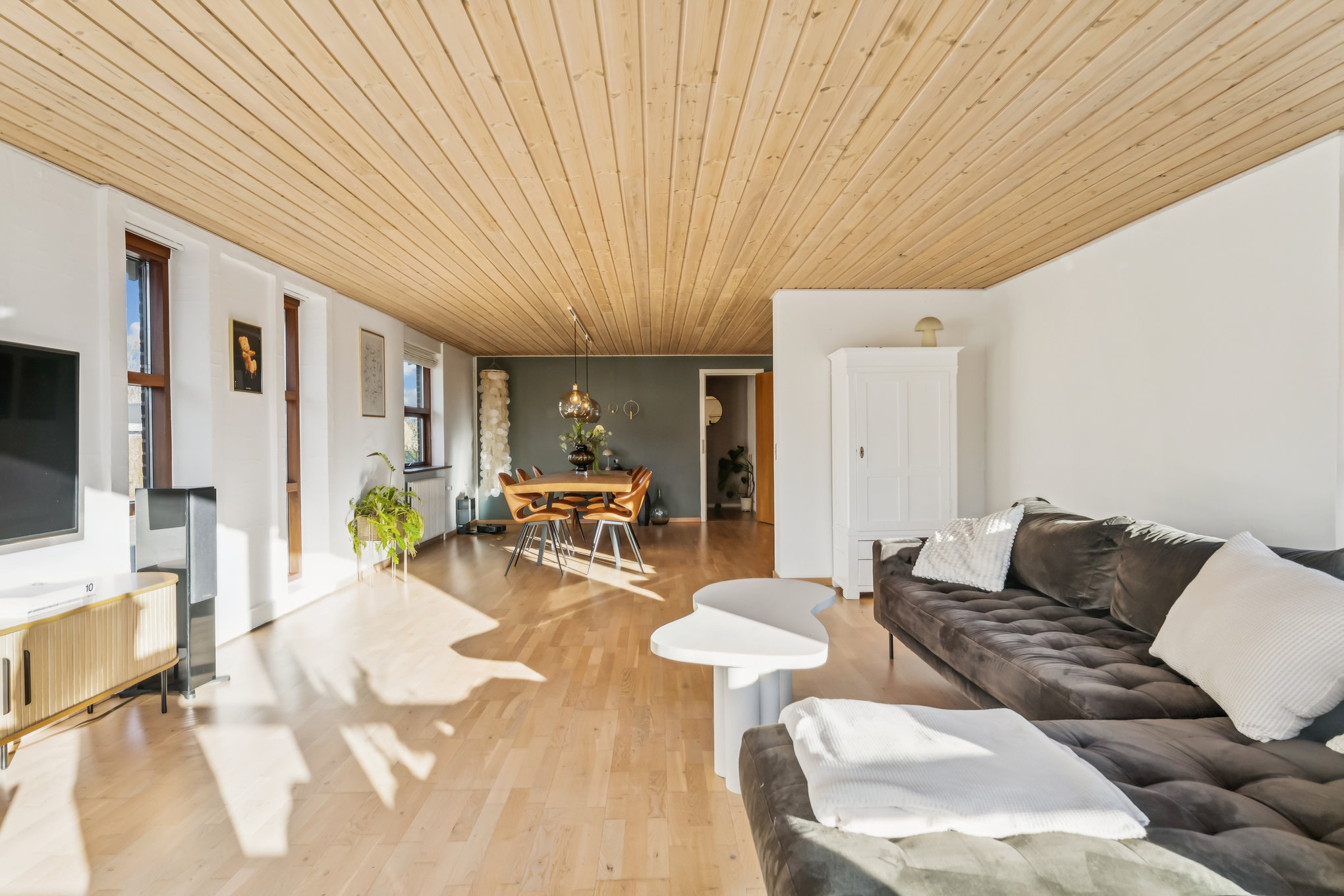 Fremhævet stue billede i fuldskærmstilstand. Billede af Ramshøjvej 24, Haslund, 8940 Randers SV