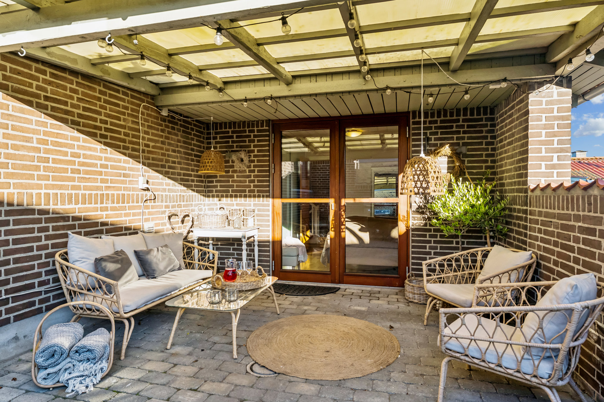 Fremhævet terrasse billede i fuldskærmstilstand. Billede af Ramshøjvej 24, Haslund, 8940 Randers SV