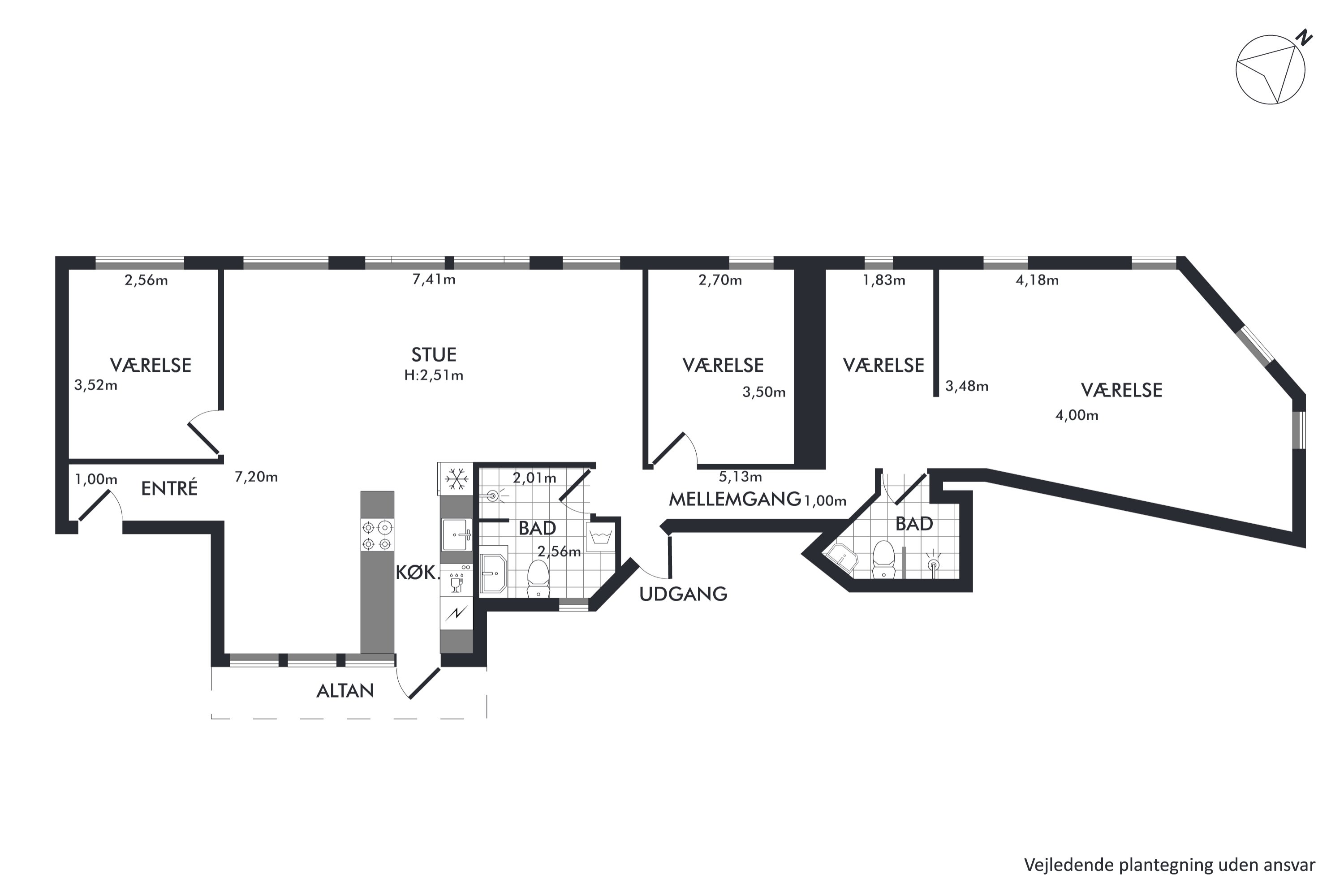 Plantegninger billede af Vesterbrogade 85, 5., 1620 København V