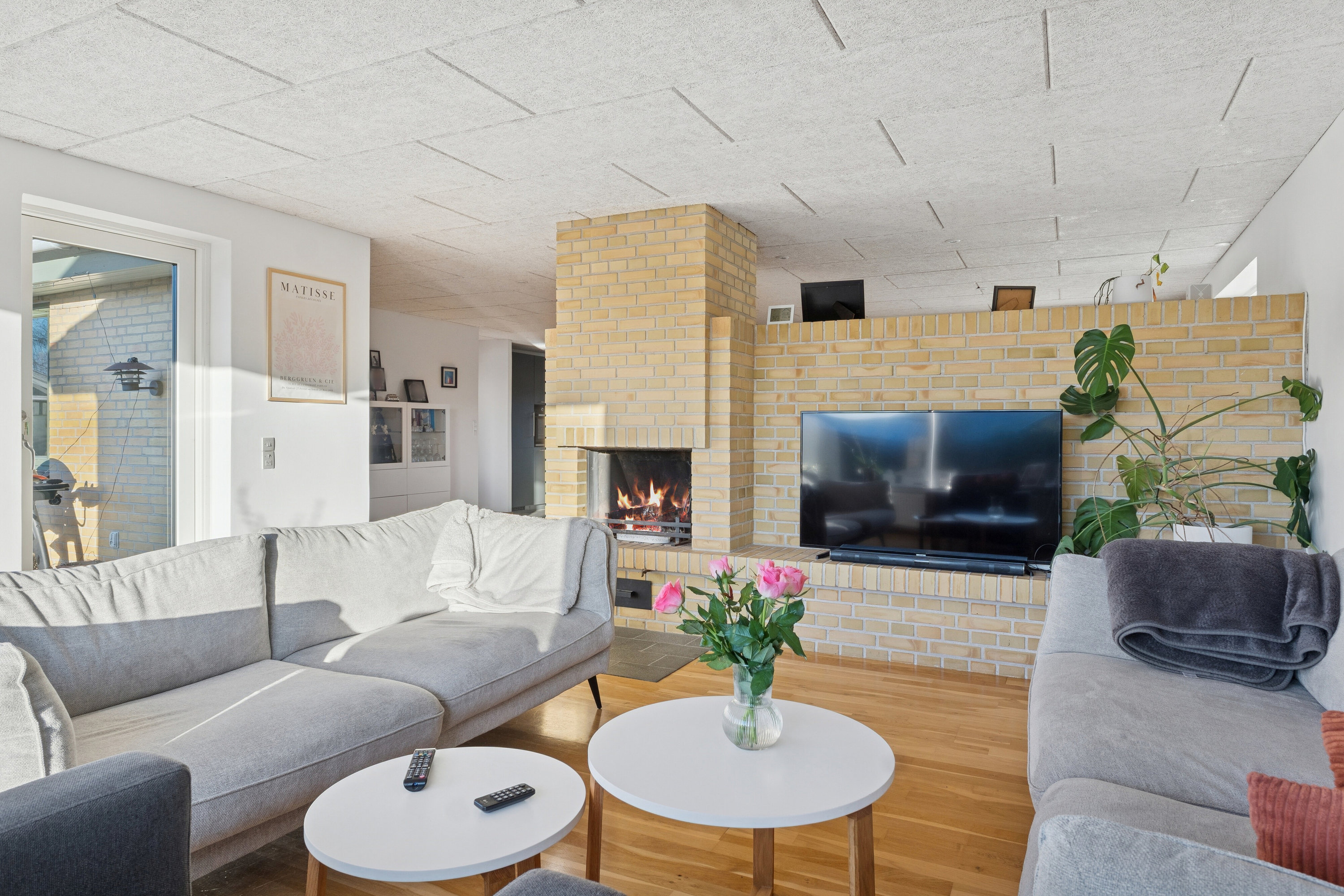 Fremhævet stue billede i fuldskærmstilstand. Billede af Lærkevej 9, 4250 Fuglebjerg