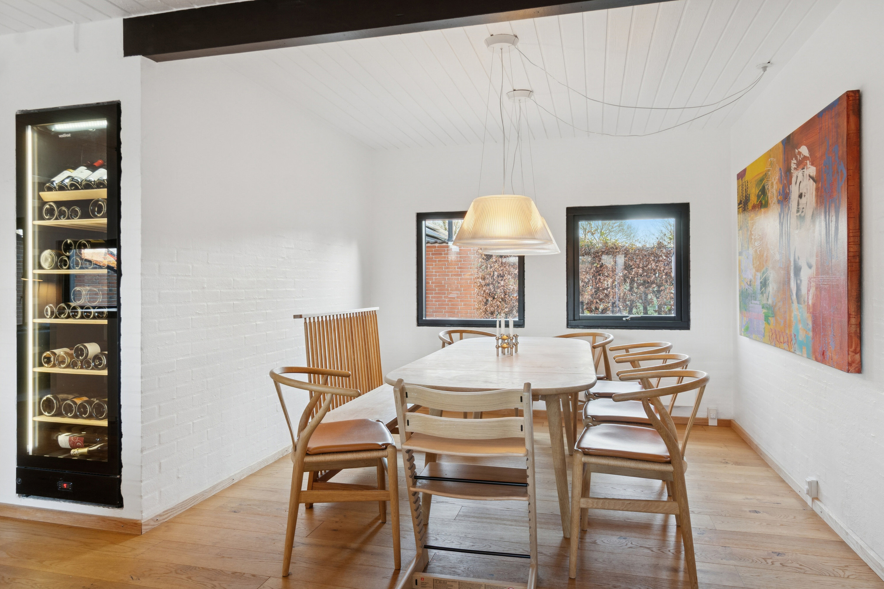 Fremhævet spisestue billede i fuldskærmstilstand. Billede af Figenvej 109, 4700 Næstved