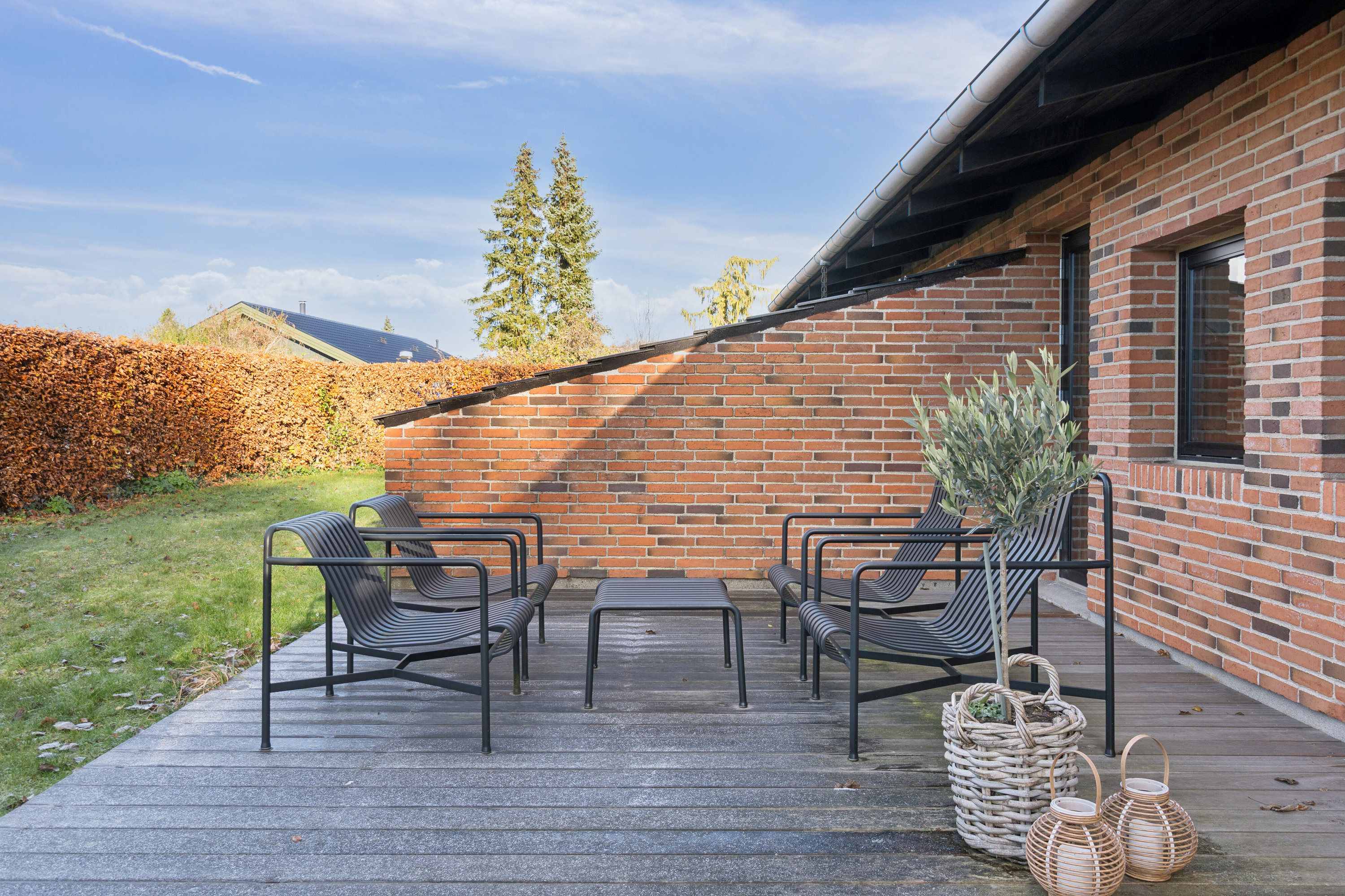 Fremhævet terrasse billede i fuldskærmstilstand. Billede af Figenvej 109, 4700 Næstved