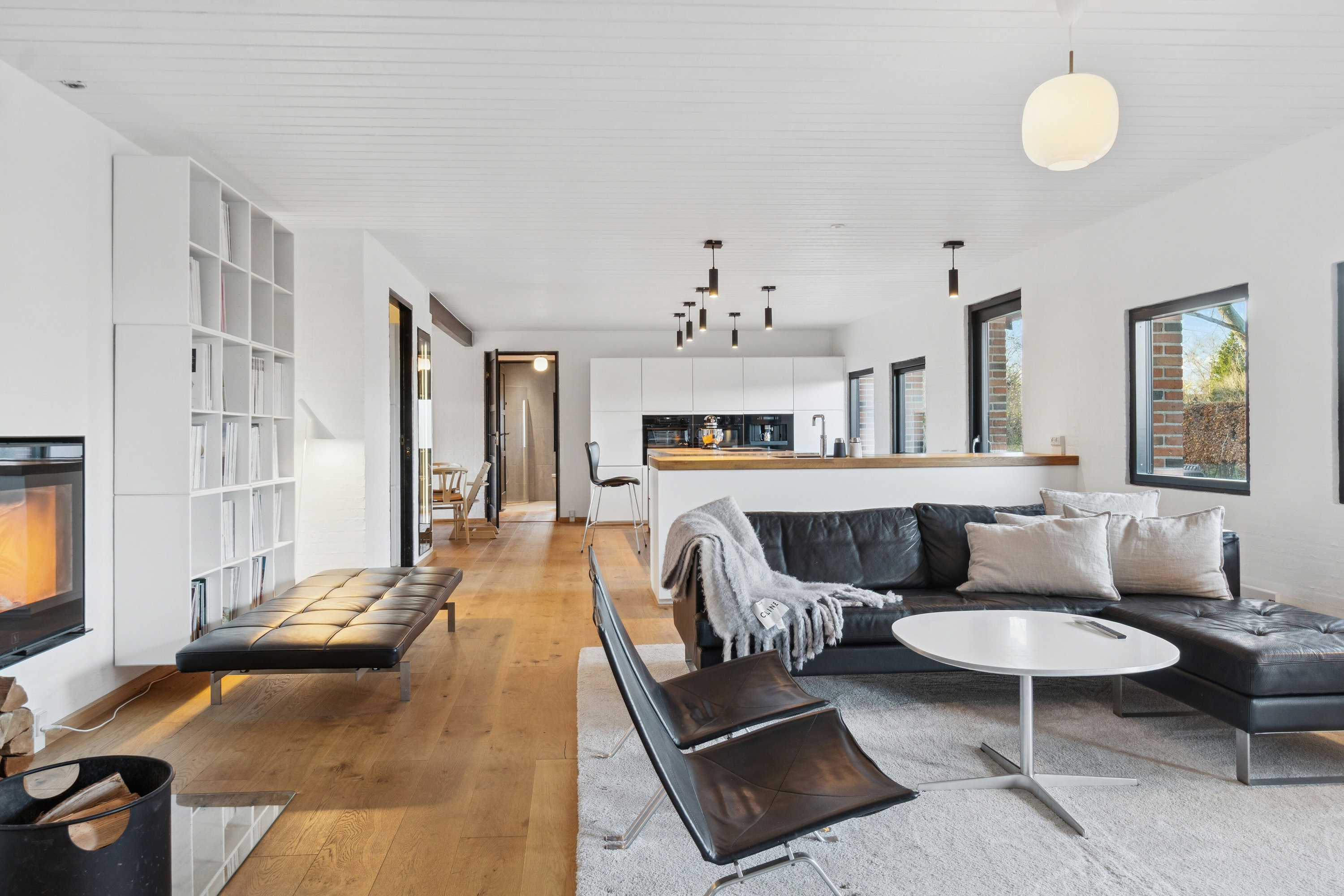 Fremhævet stue billede i fuldskærmstilstand. Billede af Figenvej 109, 4700 Næstved