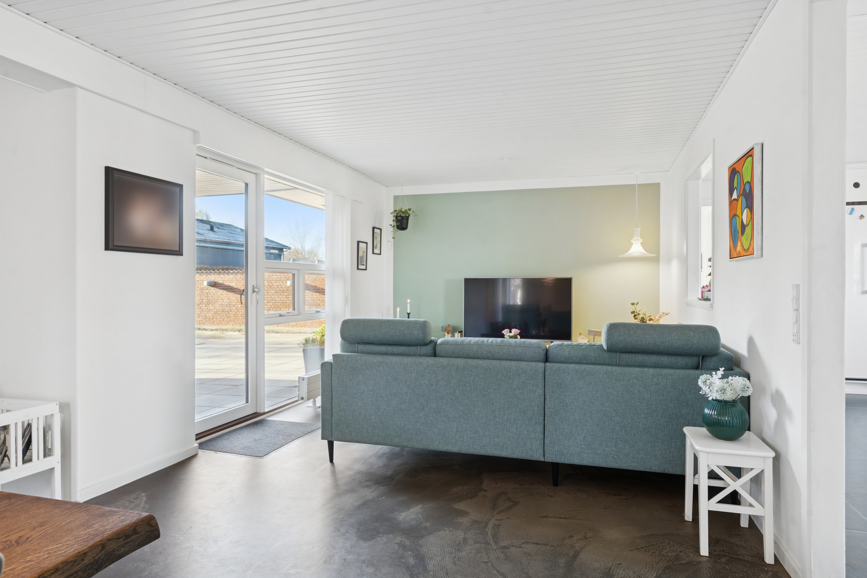 Fremhævet stue billede i fuldskærmstilstand. Billede af Fasanvej 22, 5540 Ullerslev