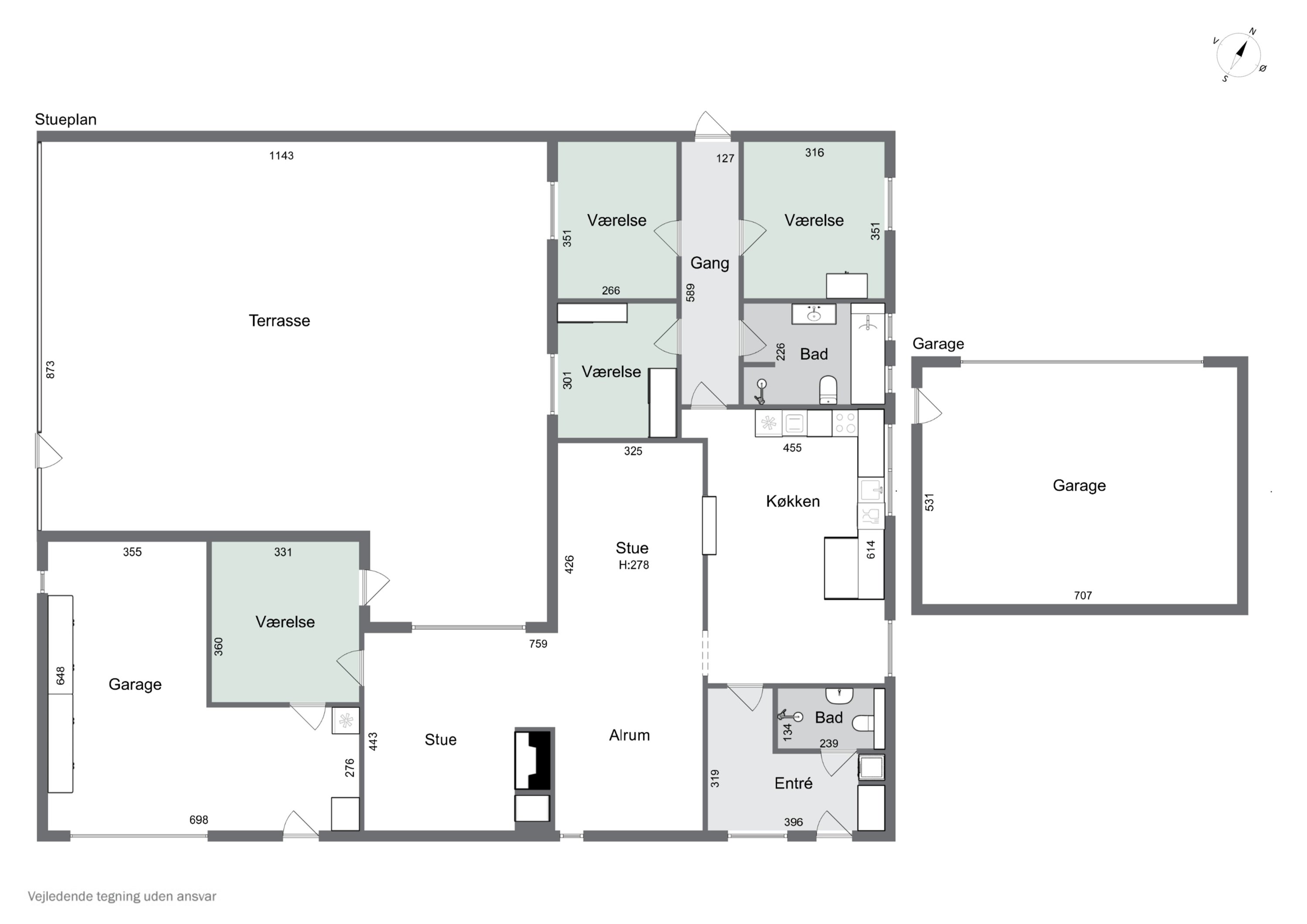 Plantegninger billede af Fasanvej 22, 5540 Ullerslev