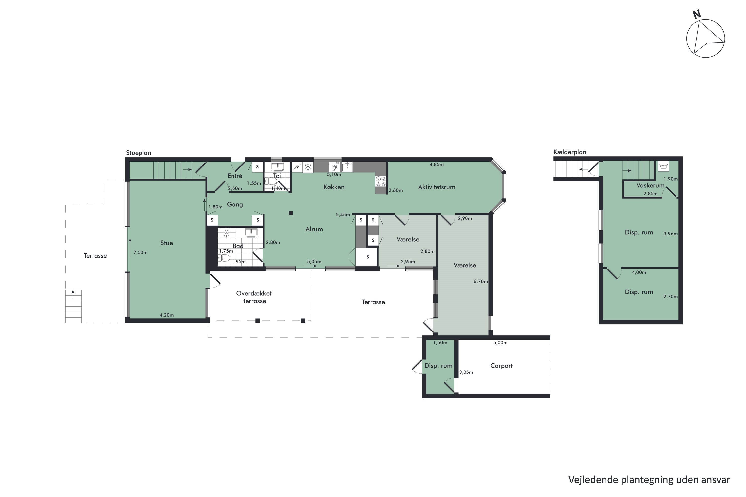 Plantegninger billede af Solvangen 26, Gug, 9210 Aalborg SØ
