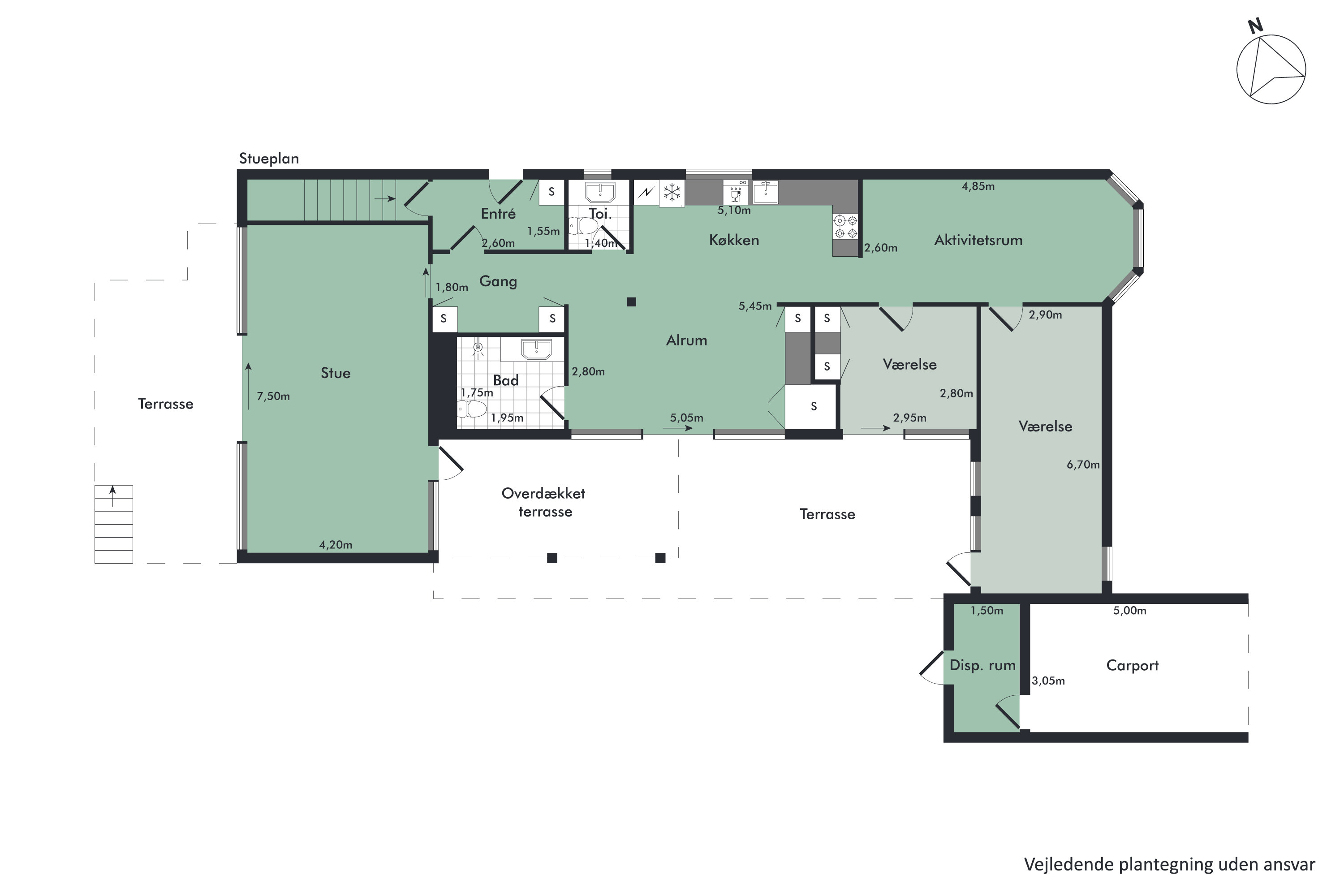 Plantegninger billede af Solvangen 26, Gug, 9210 Aalborg SØ