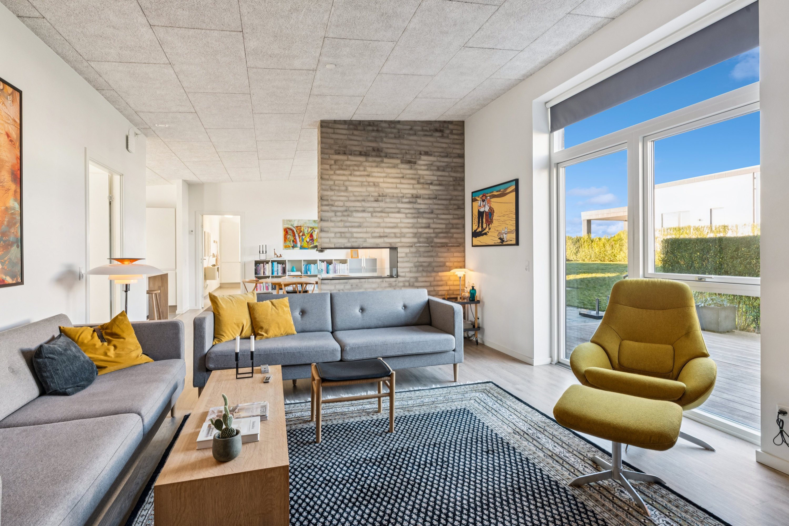 Fremhævet stue billede i fuldskærmstilstand. Billede af Kiplings Alle 22, 9260 Gistrup