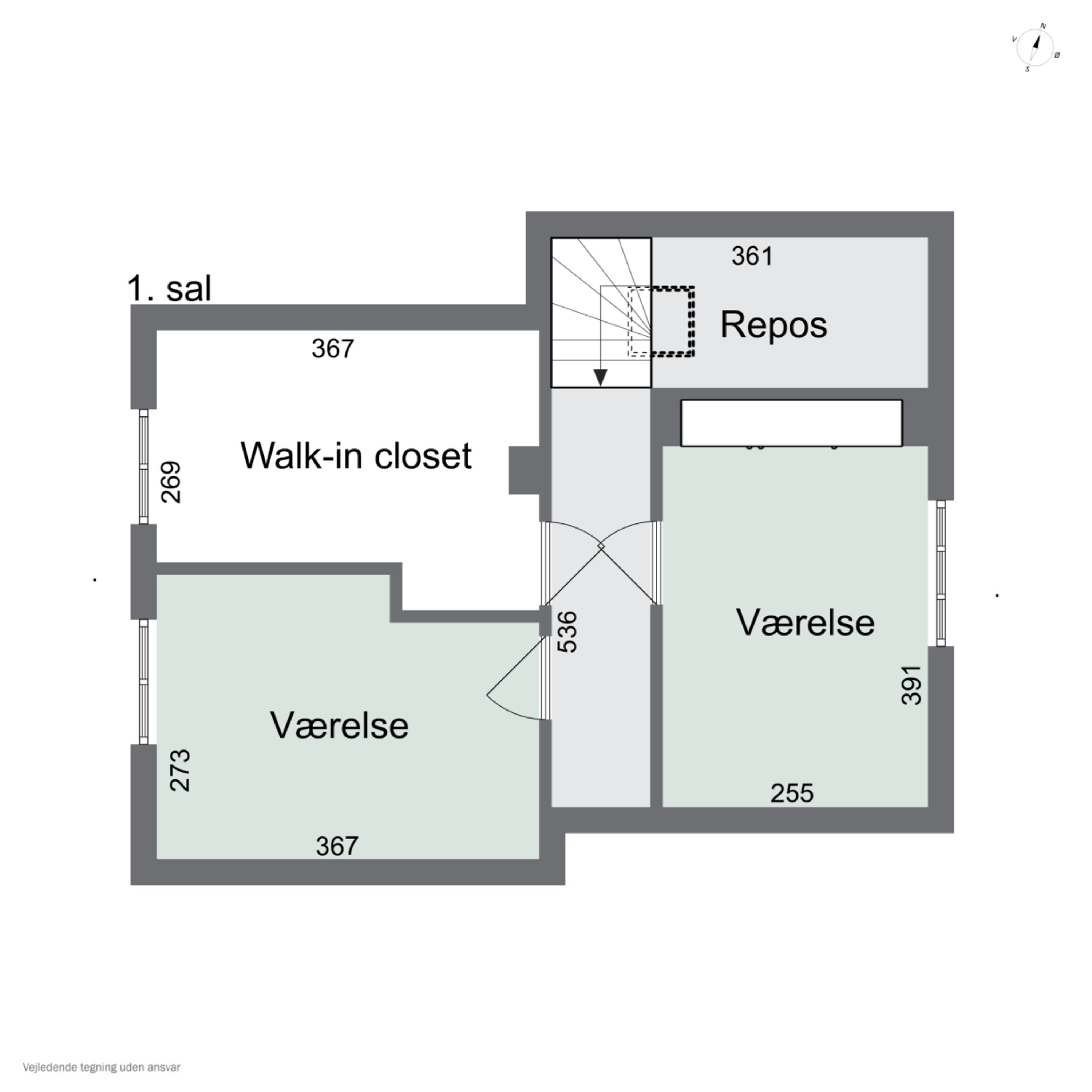 Plantegninger billede af Ternevej 1, 4300 Holbæk