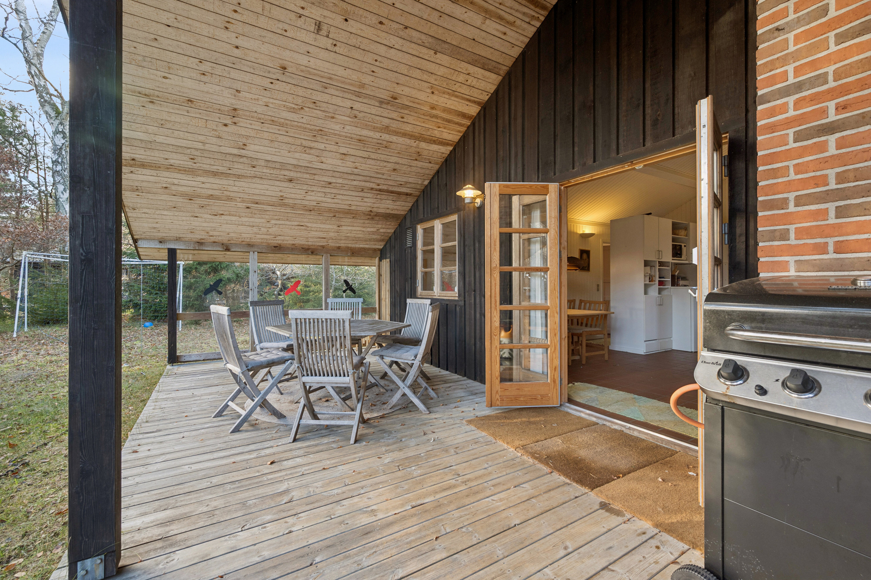 Fremhævet overdækket terrasse billede i fuldskærmstilstand. Billede af Signe Fabers Vej 9, Tibirke Sand, 3300 Frederiksværk