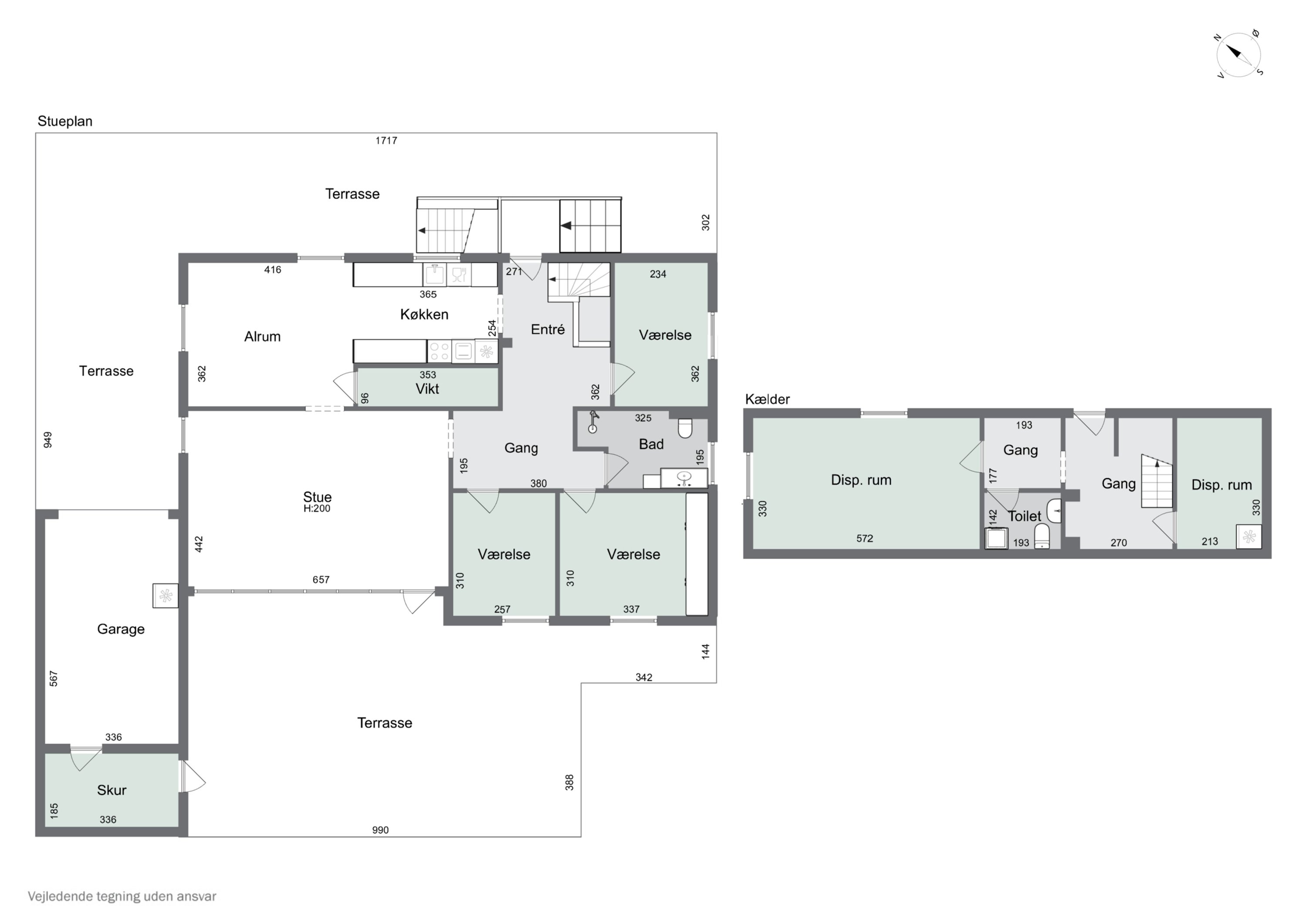Plantegninger billede af Strandbakken 103, 4400 Kalundborg
