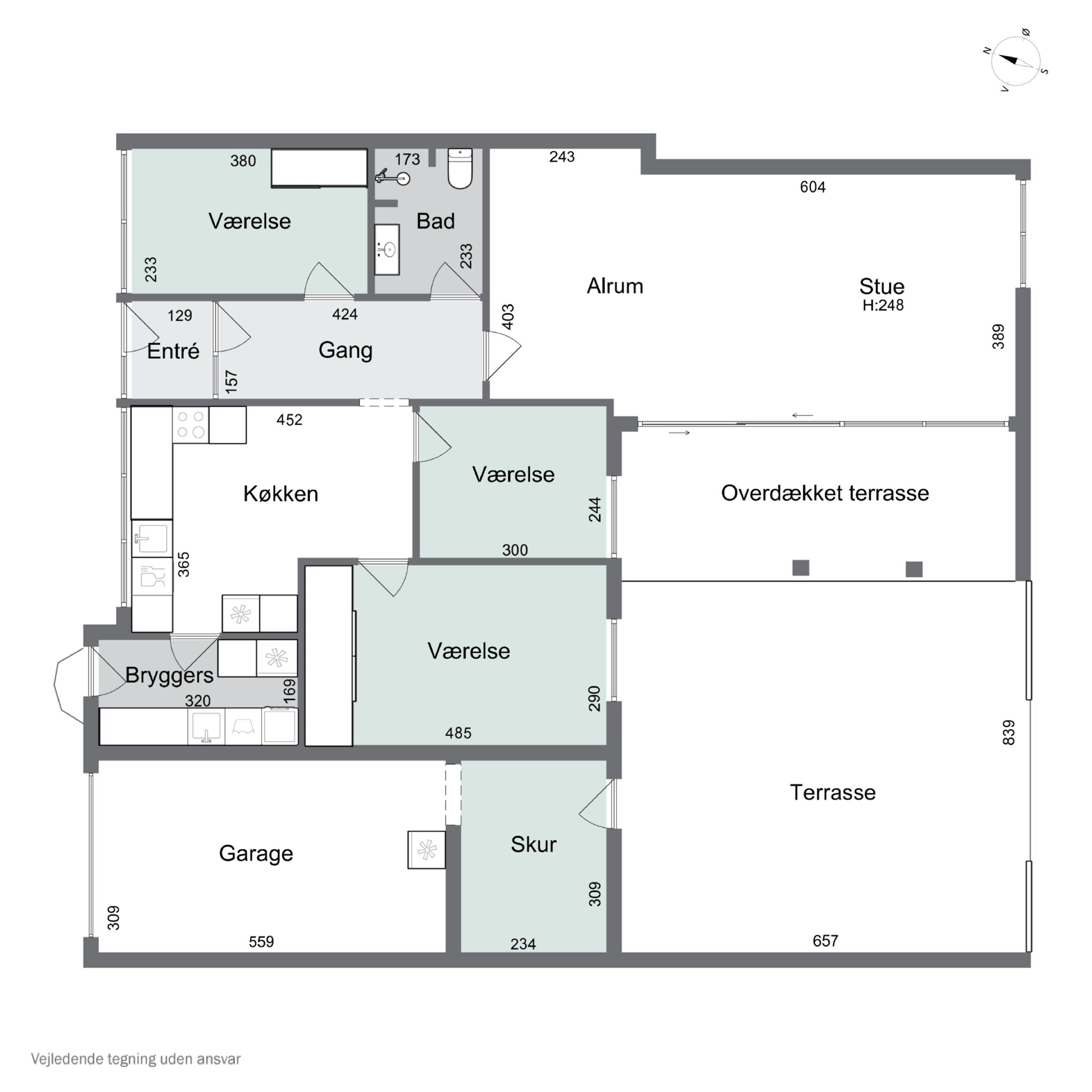 Plantegninger billede af Ædelgranen 12, 8620 Kjellerup