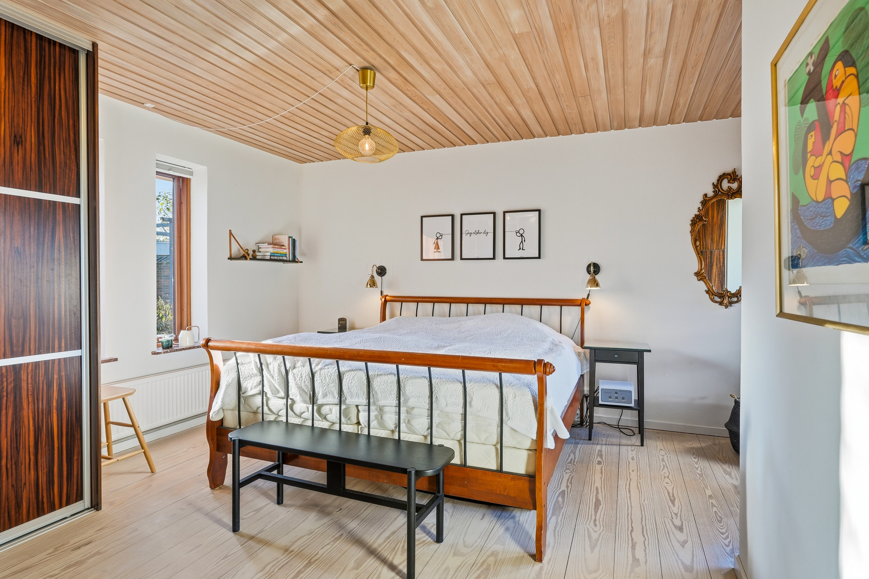 Fremhævet soveværelse billede i fuldskærmstilstand. Billede af Rypebakken 32, Snestrup, 5210 Odense NV