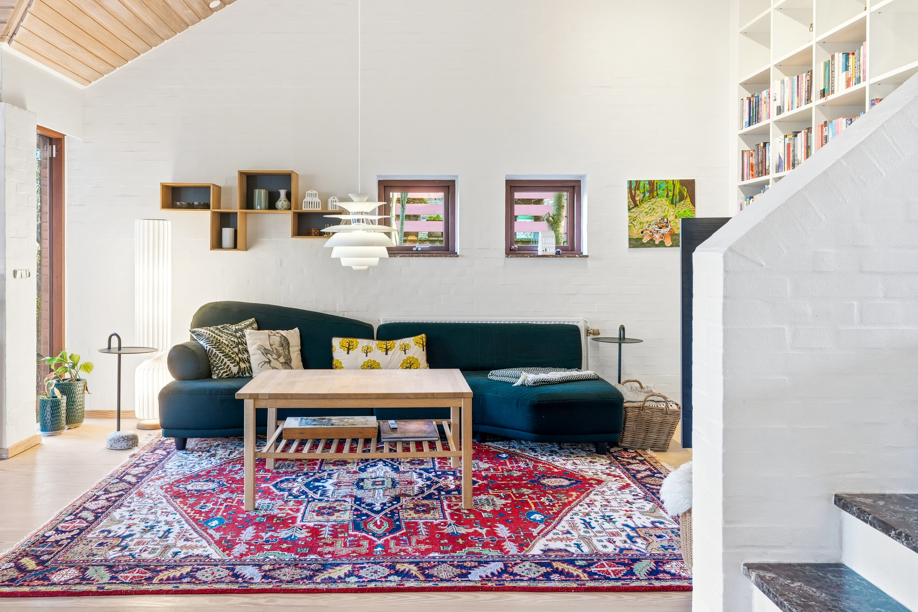 Fremhævet stue billede i fuldskærmstilstand. Billede af Rypebakken 32, Snestrup, 5210 Odense NV