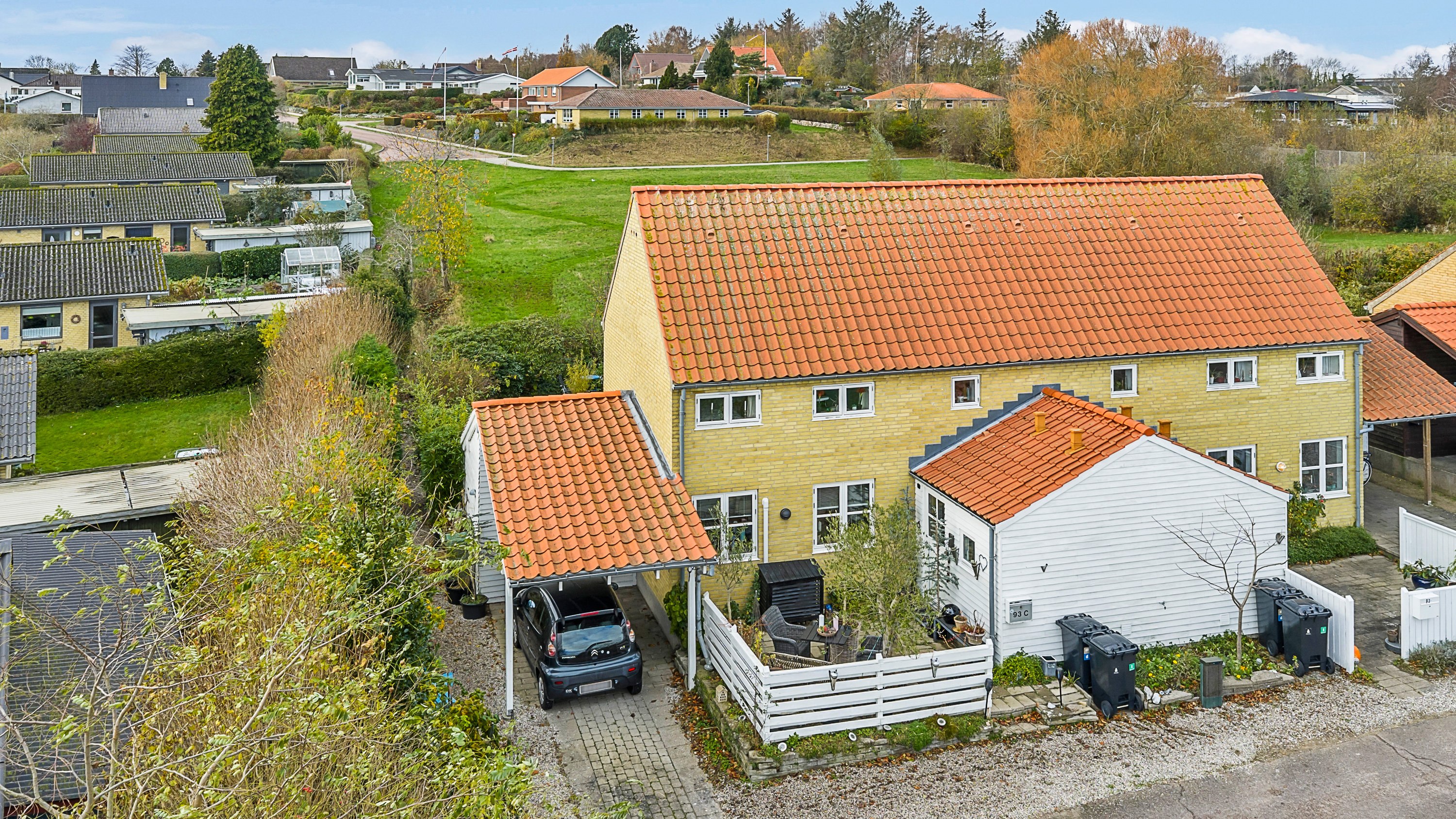 Fremhævet luftfoto billede i fuldskærmstilstand. Billede af Assensvej 93C, 5600 Faaborg