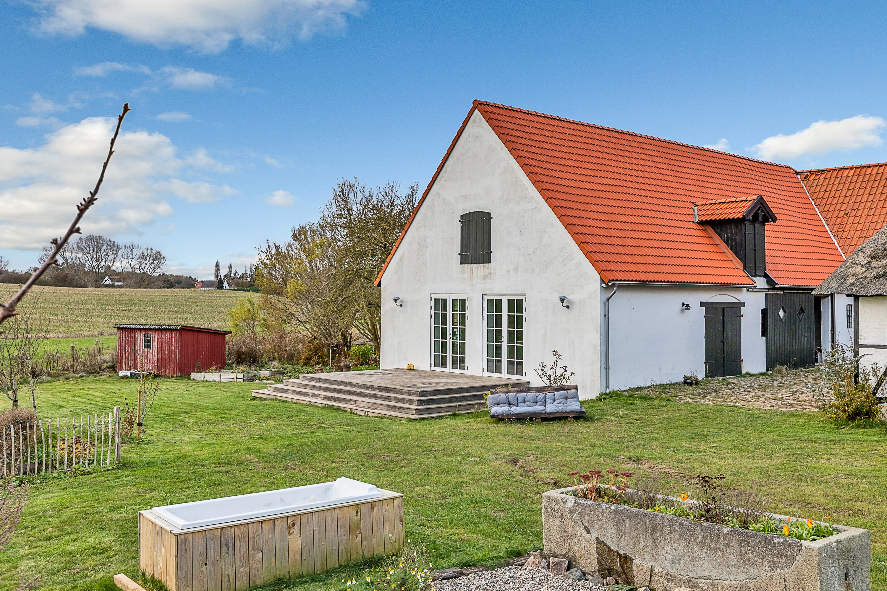 Fremhævet facade billede i fuldskærmstilstand. Billede af Dyreborgskovvej 2, Dyreborg, 5600 Faaborg