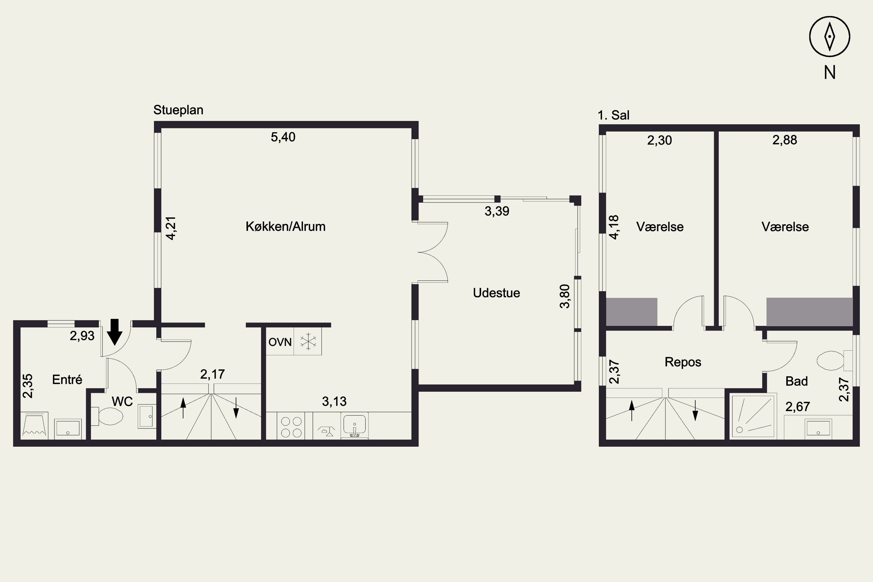 Plantegninger billede af Assensvej 93C, 5600 Faaborg