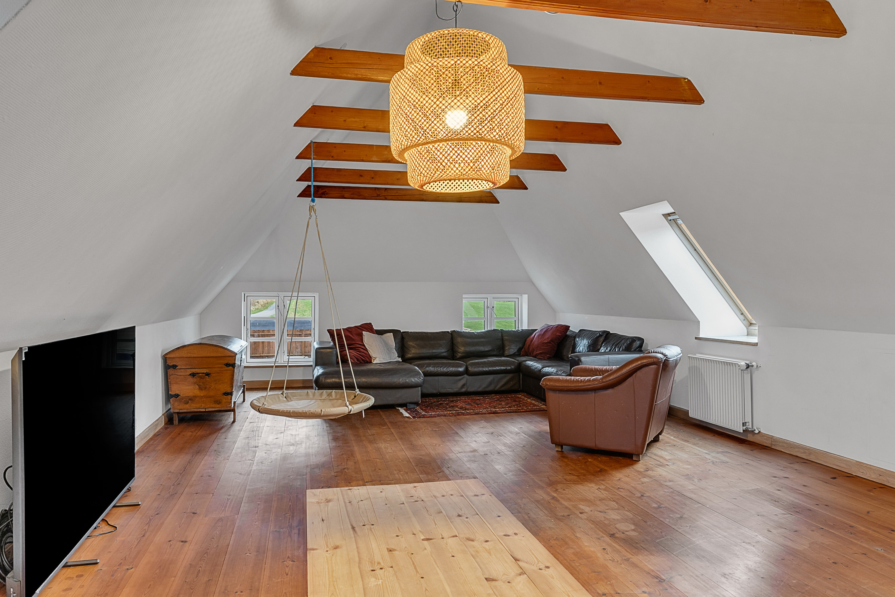 Fremhævet stue billede i fuldskærmstilstand. Billede af Dyreborgskovvej 2, Dyreborg, 5600 Faaborg