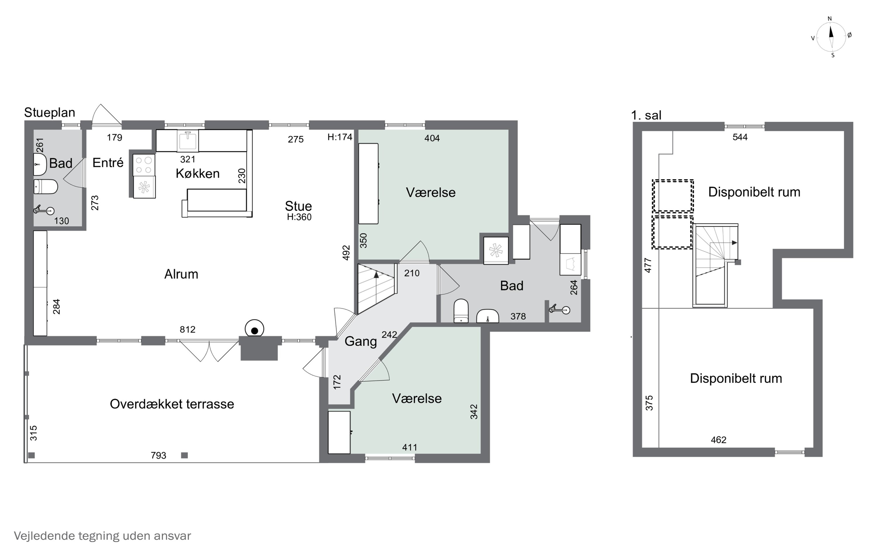 Plantegninger billede af Signe Fabers Vej 9, Tibirke Sand, 3300 Frederiksværk