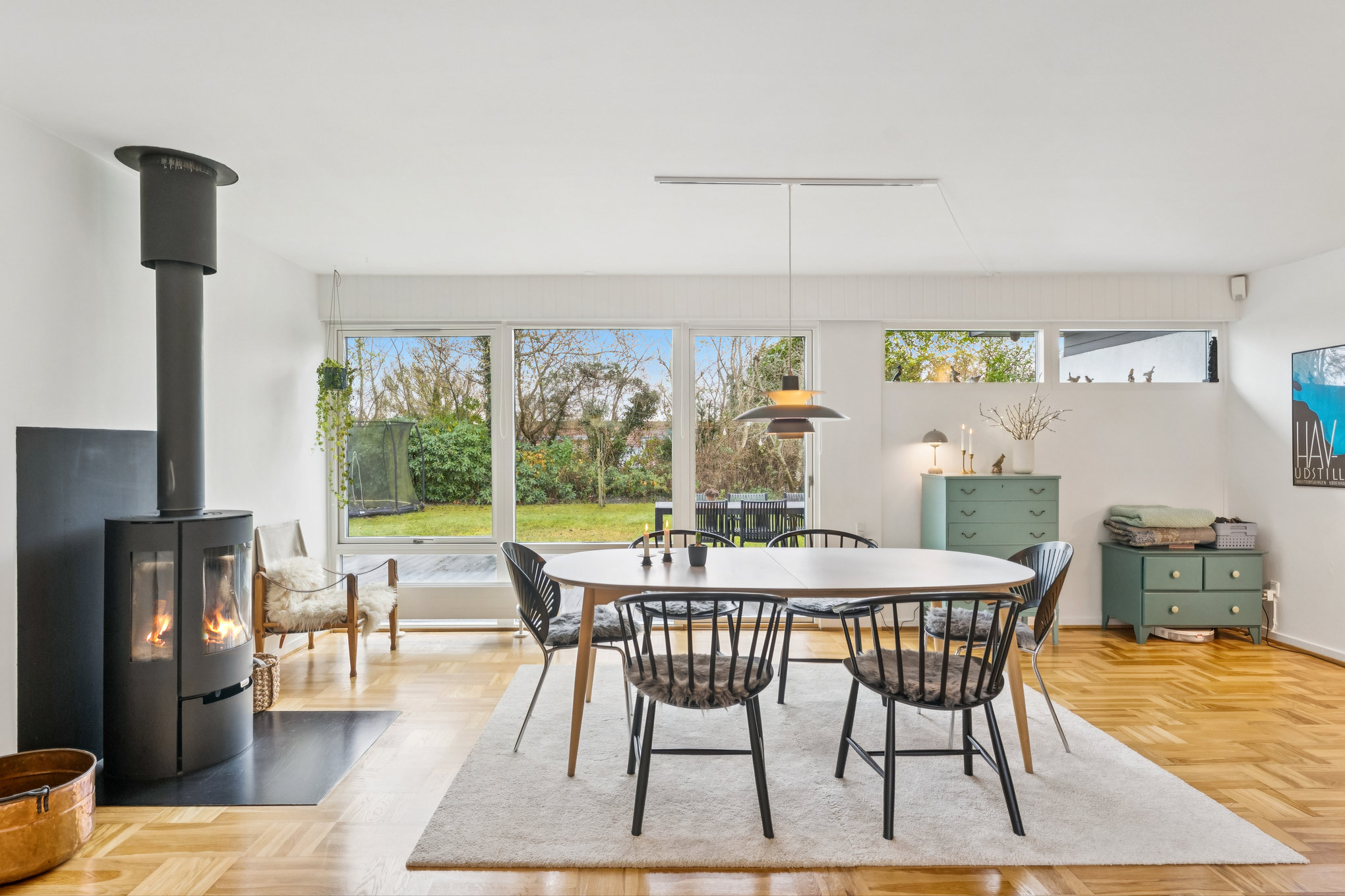 Fremhævet stue billede i fuldskærmstilstand. Billede af Wingesvej 3, 8920 Randers NV