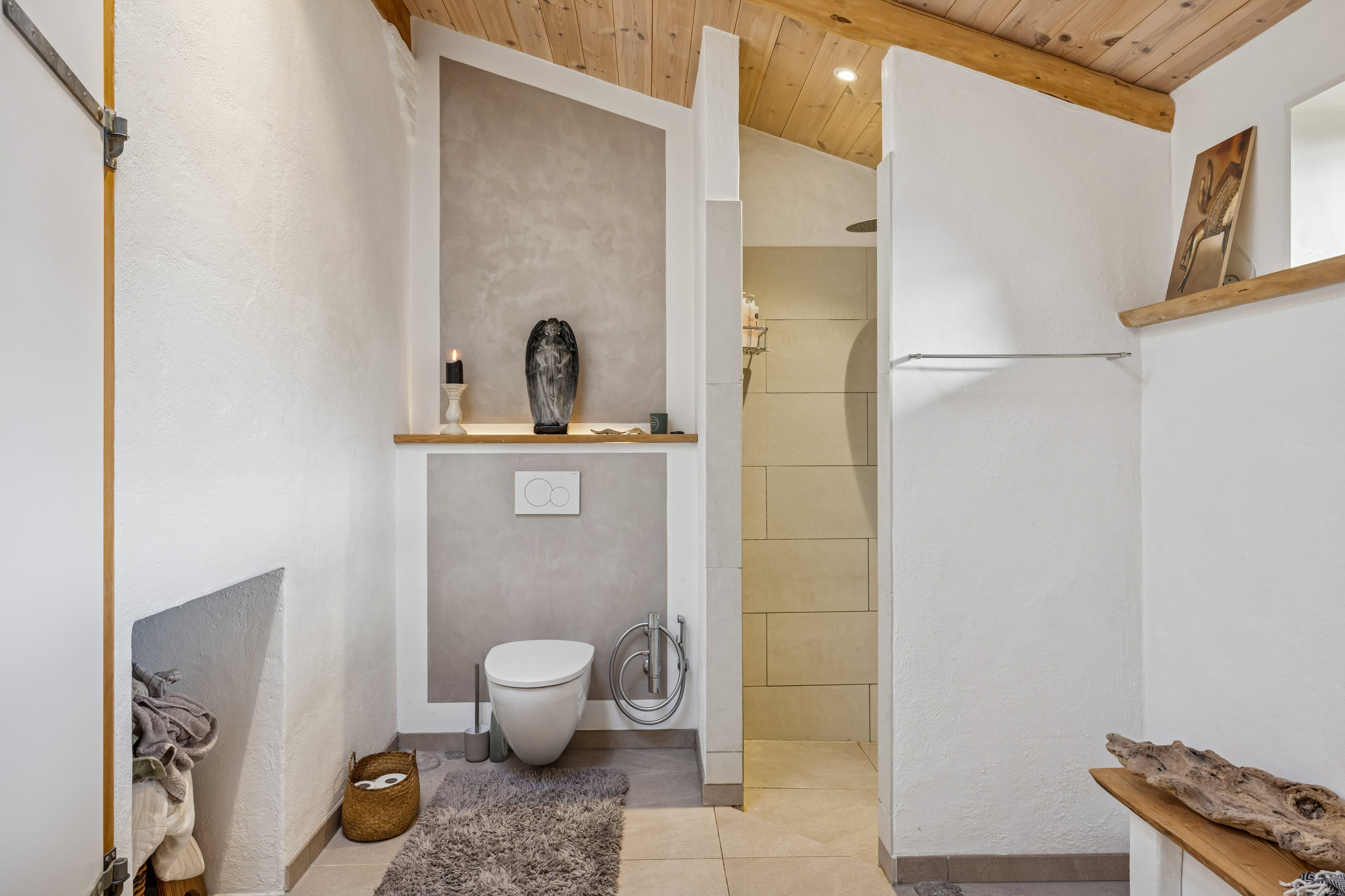 Fremhævet badeværelse billede i fuldskærmstilstand. Billede af Dystrup Kær 2, 8586 Ørum Djurs