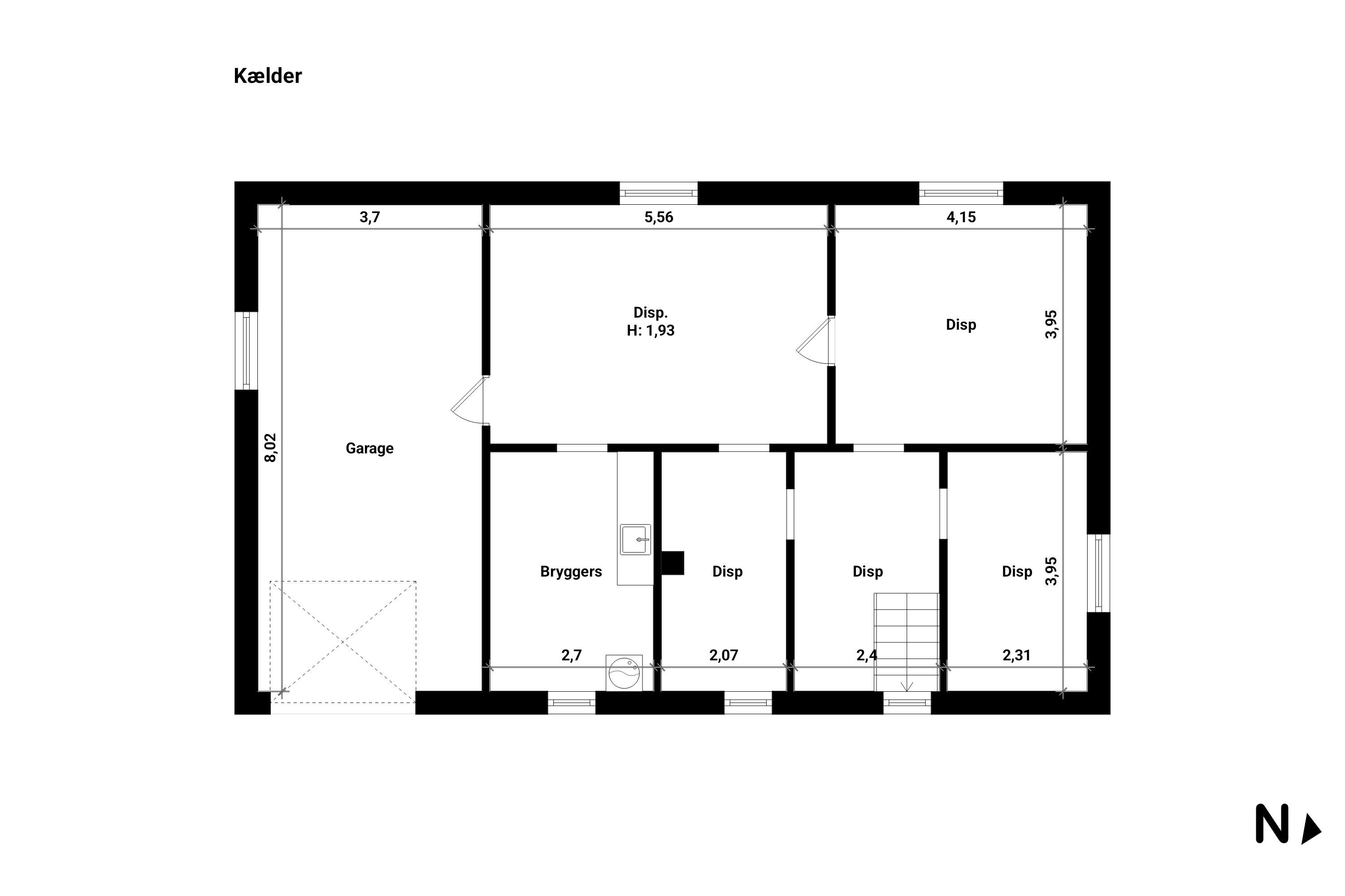 Plantegninger billede af Præstevænget 3, 4872 Idestrup
