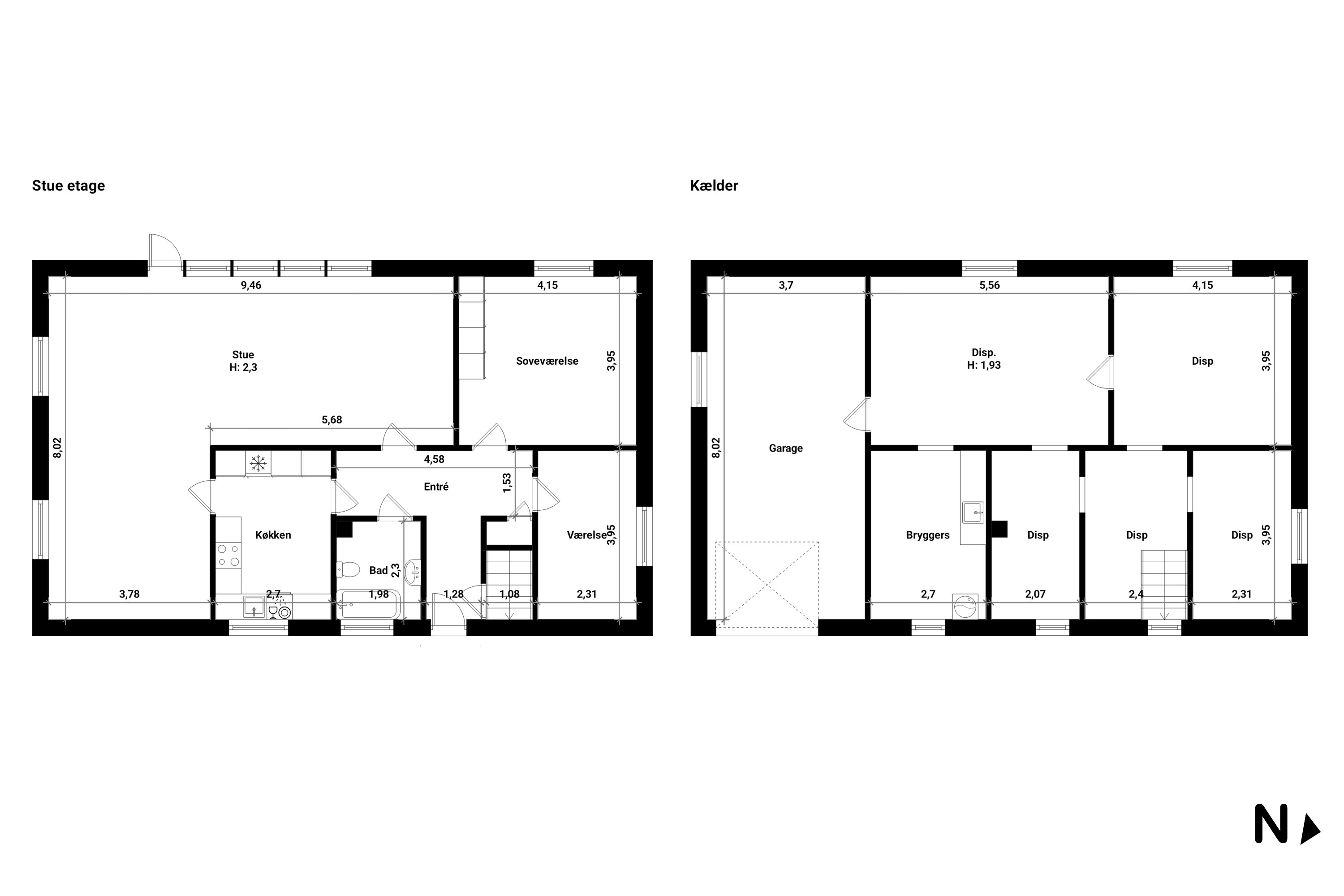 Plantegninger billede af Præstevænget 3, 4872 Idestrup