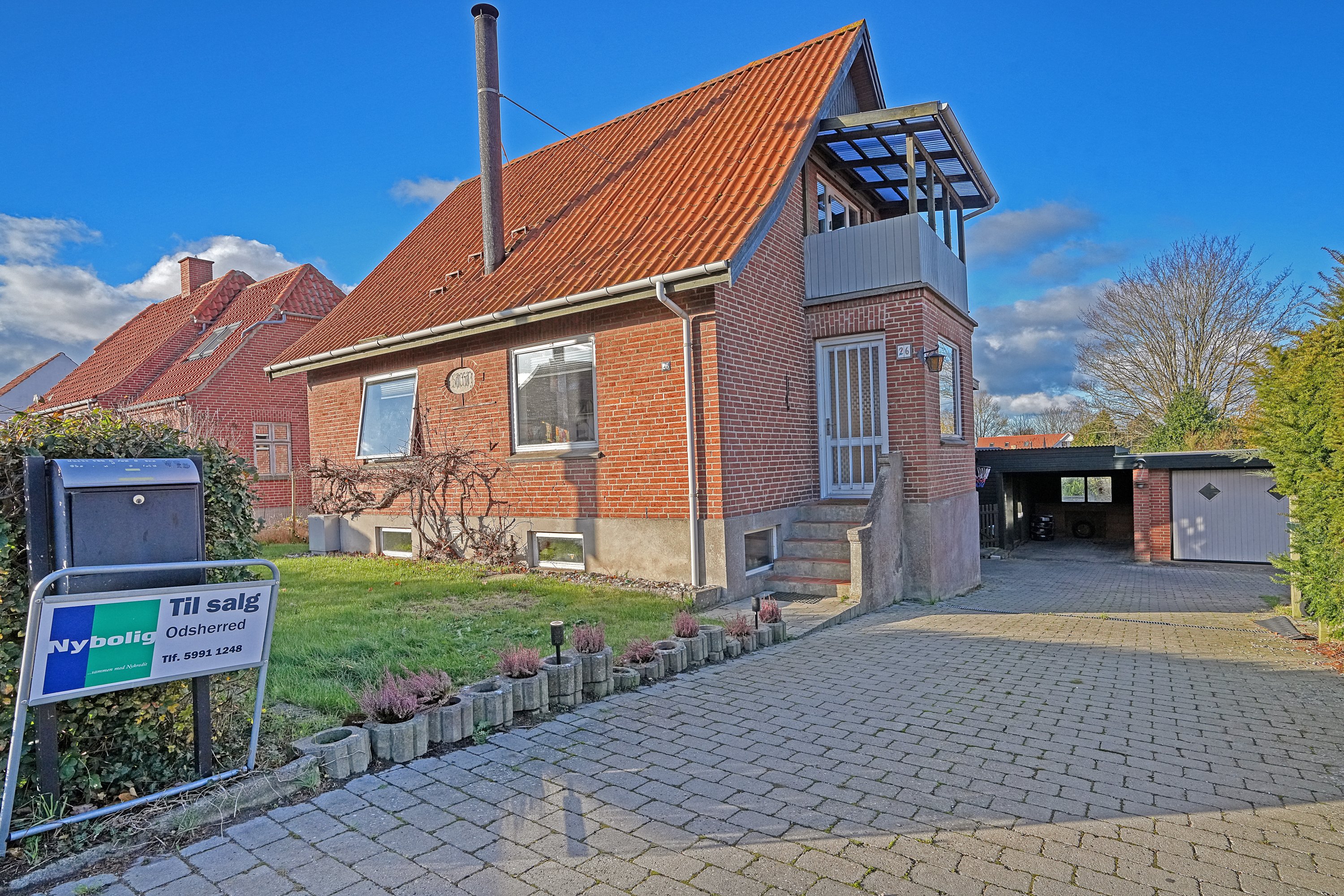 Fremhævet ejendommen billede i fuldskærmstilstand. Billede af Nyledsbakken 26, 4500 Nykøbing Sj