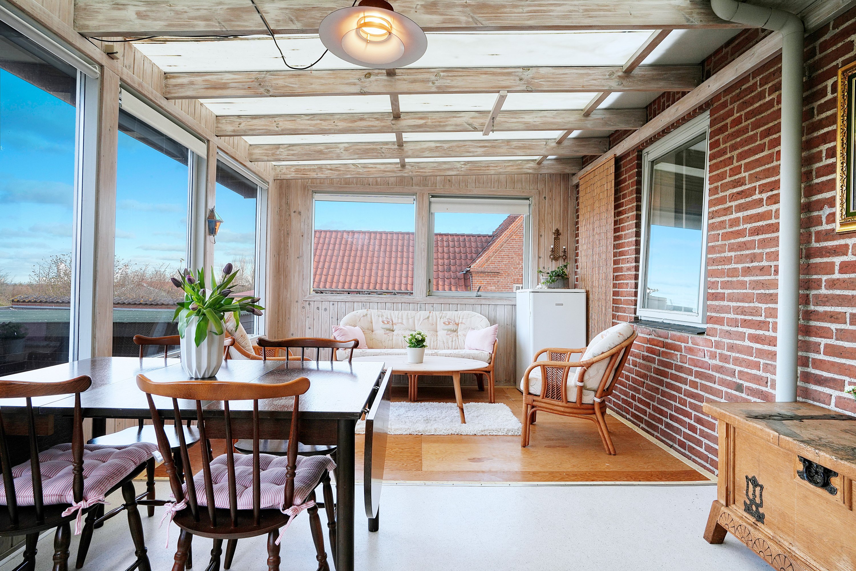 Fremhævet vinterhave billede i fuldskærmstilstand. Billede af Nyledsbakken 26, 4500 Nykøbing Sj