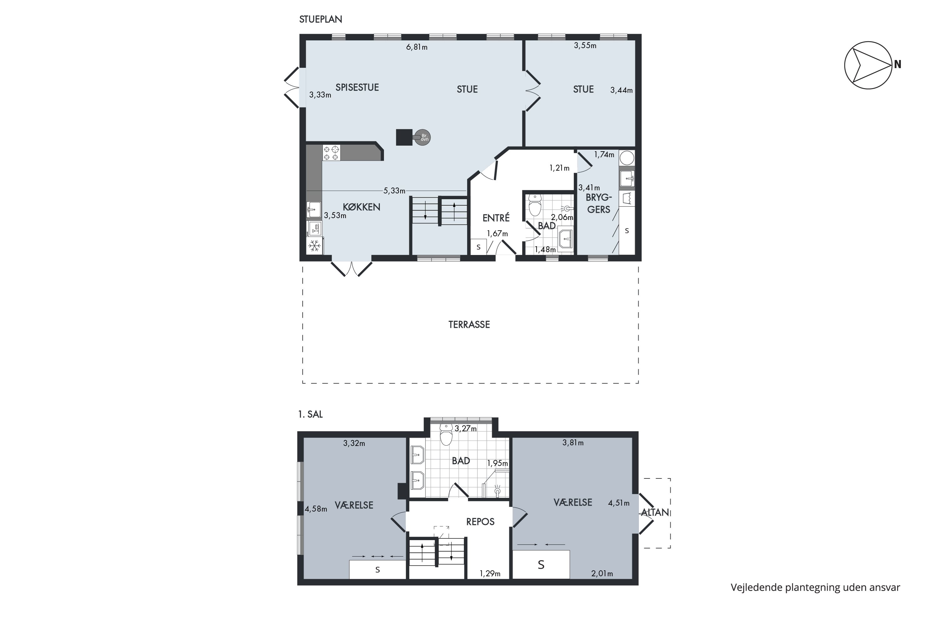 Plantegninger billede af Jens Bergs Vej 3A, Gl. Skagen, 9990 Skagen