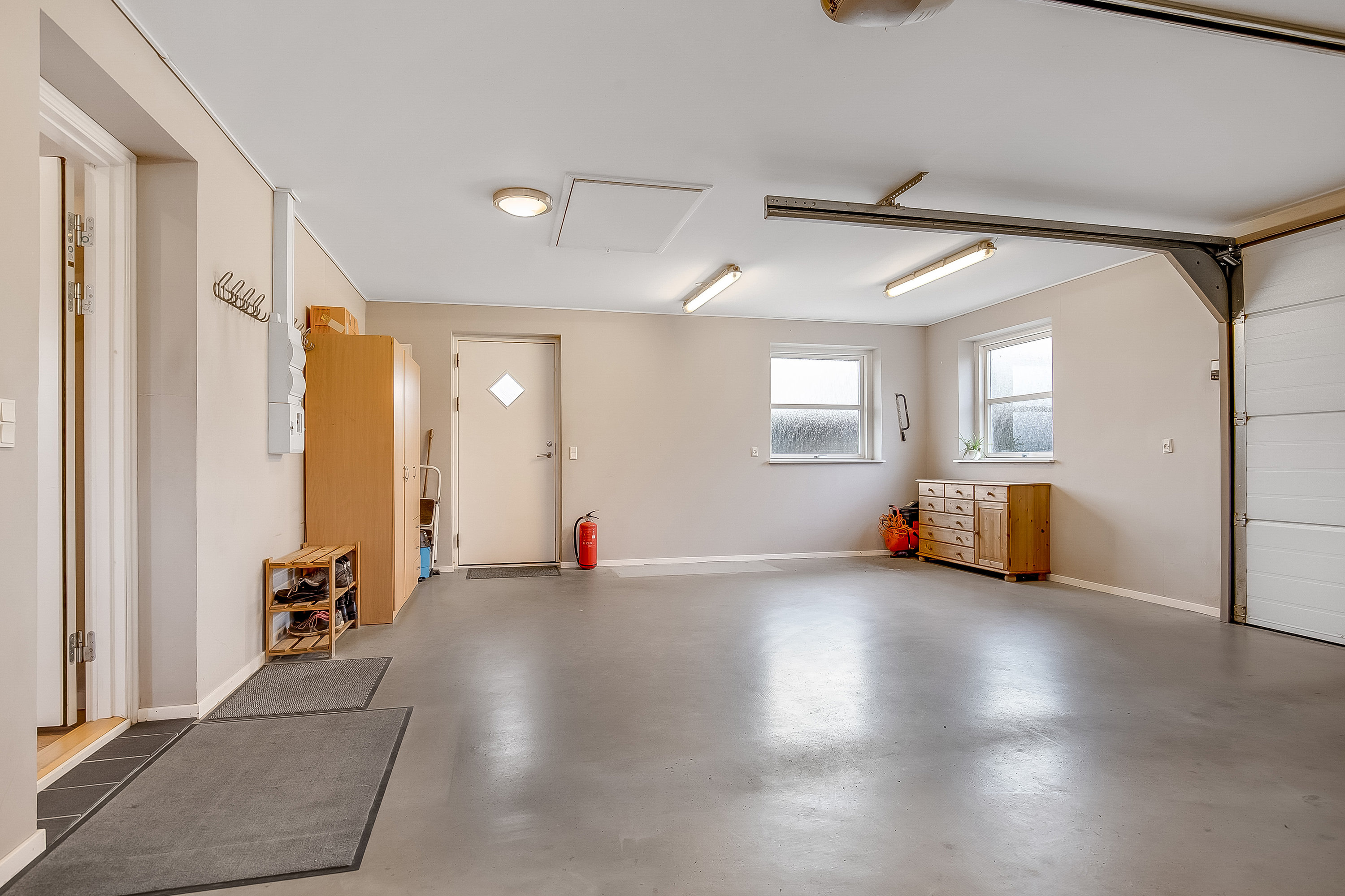 Fremhævet garage billede i fuldskærmstilstand. Billede af Præstekæret 9, Påby, 6000 Kolding