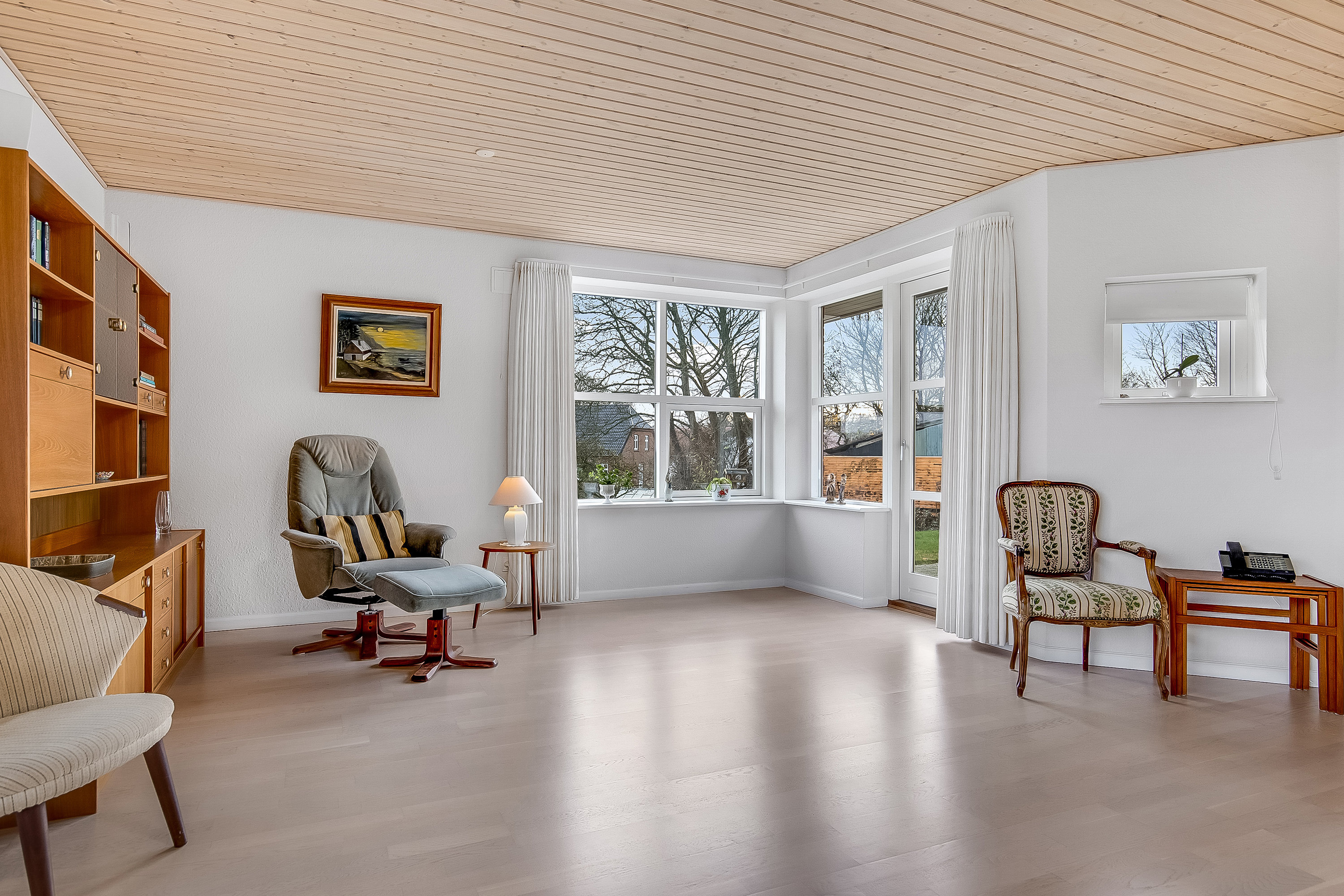 Fremhævet stue billede i fuldskærmstilstand. Billede af Præstekæret 9, Påby, 6000 Kolding