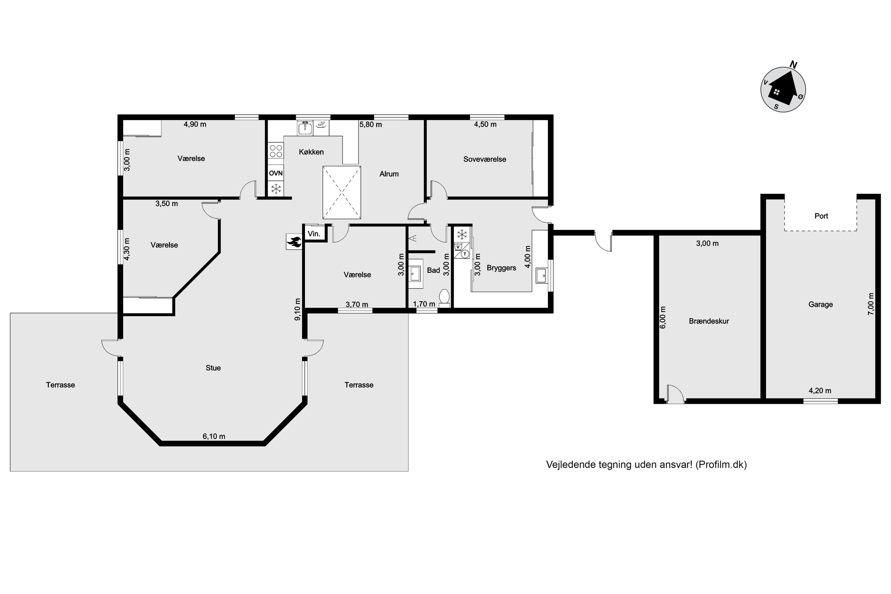 Plantegninger billede af Grønneled 2A, Mejrup, 7500 Holstebro