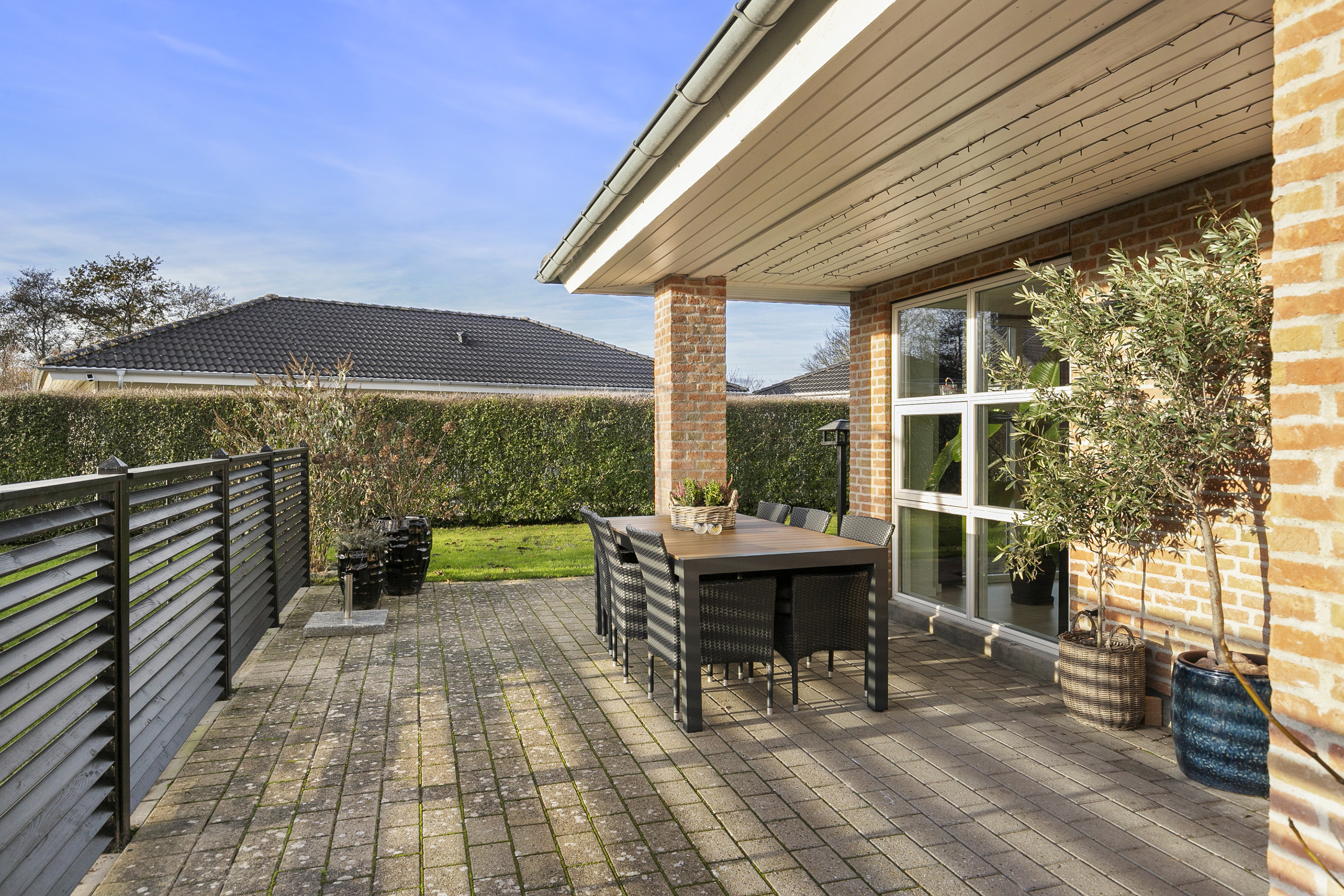 Fremhævet terrasse billede i fuldskærmstilstand. Billede af Engparken 3, 9700 Brønderslev