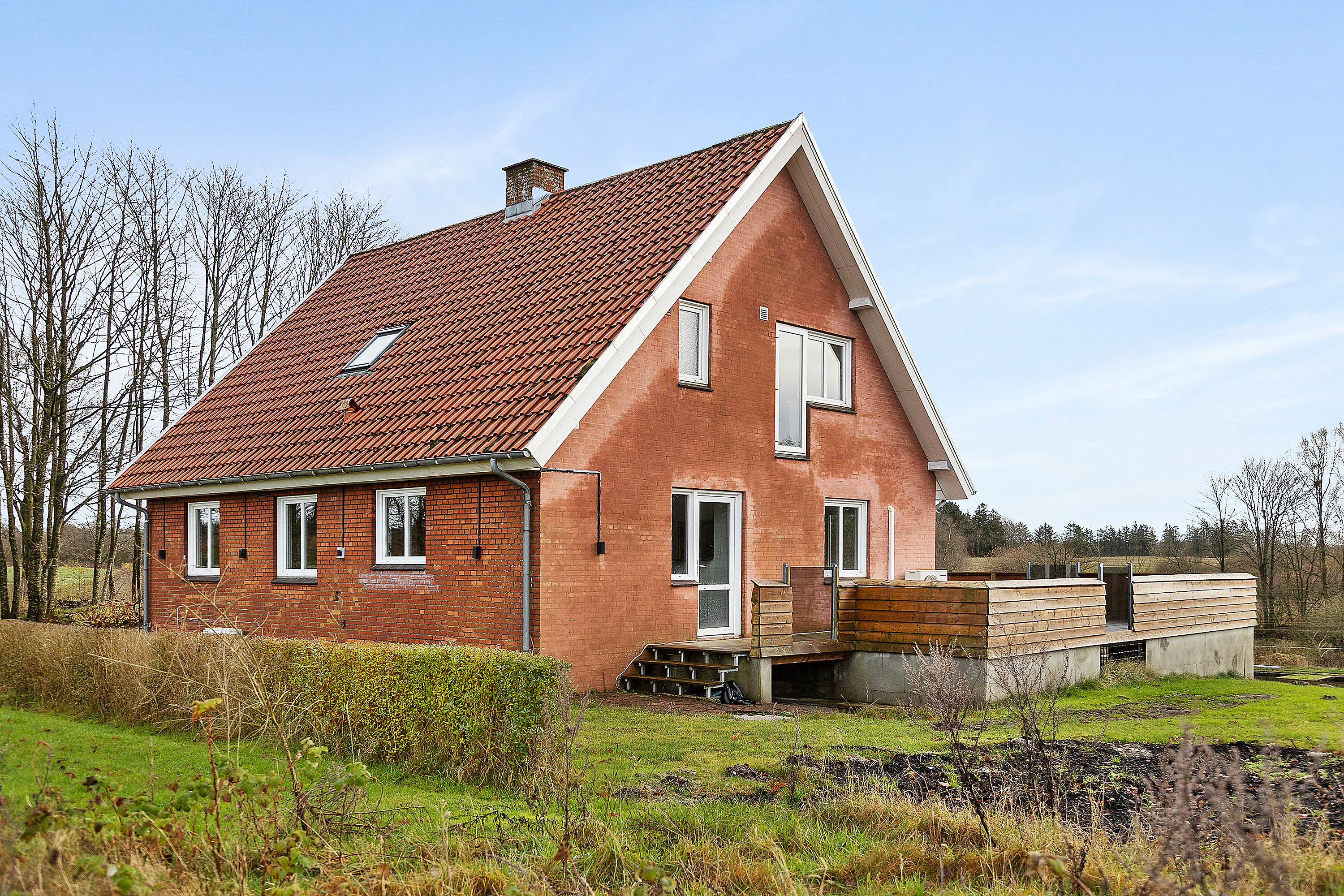 Fremhævet ejendommen billede i fuldskærmstilstand. Billede af Østerbygårdvej 4, Ø Hovborg, 6682 Hovborg