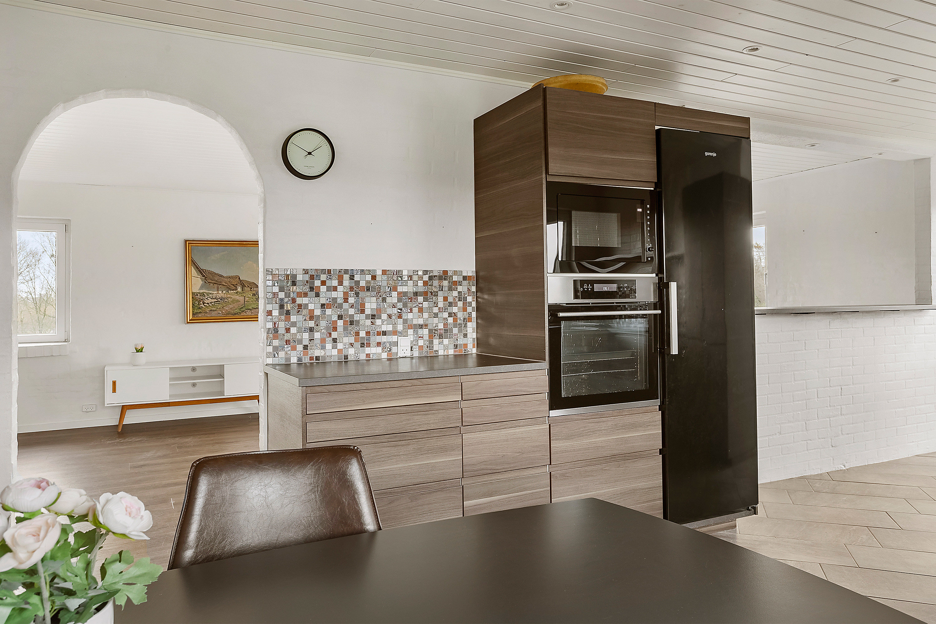 Fremhævet spisekøkken billede i fuldskærmstilstand. Billede af Østerbygårdvej 4, Ø Hovborg, 6682 Hovborg