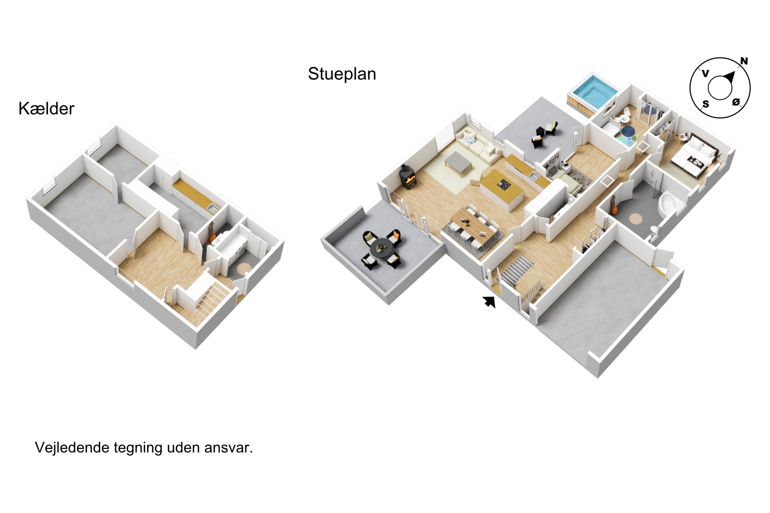 Plantegninger billede af Knud Rasmussens Vej 9, Gug, 9210 Aalborg SØ