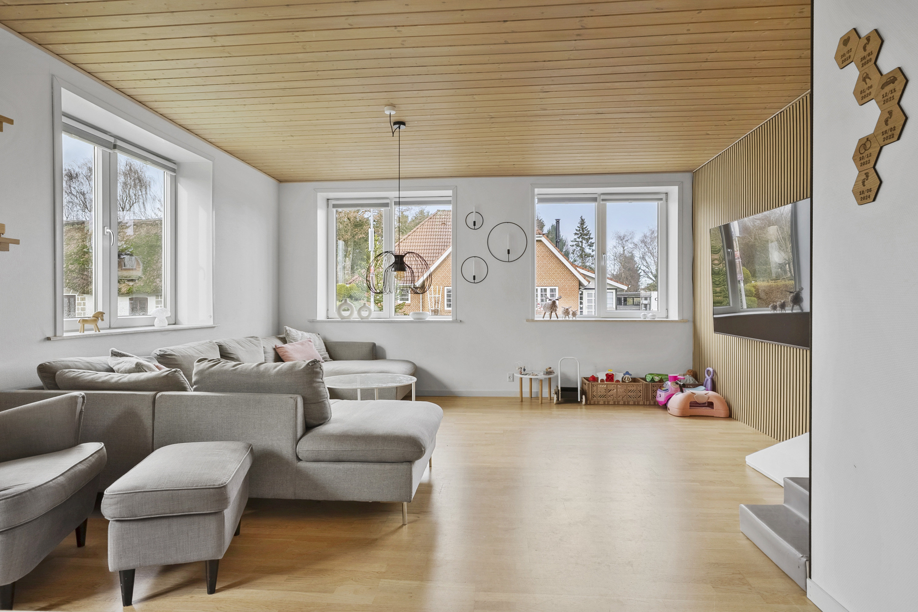 Fremhævet stue billede i fuldskærmstilstand. Billede af Lintrupvej 32, 6660 Lintrup