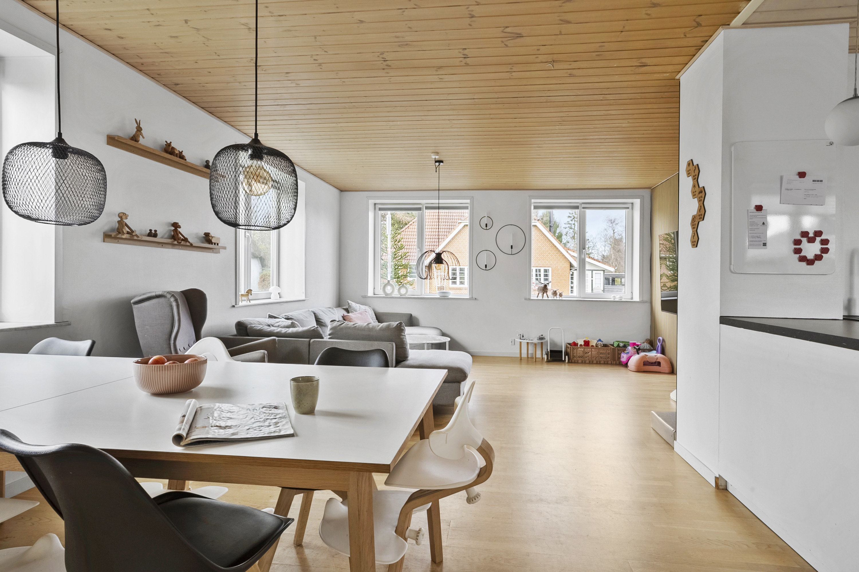 Fremhævet spisestue billede i fuldskærmstilstand. Billede af Lintrupvej 32, 6660 Lintrup