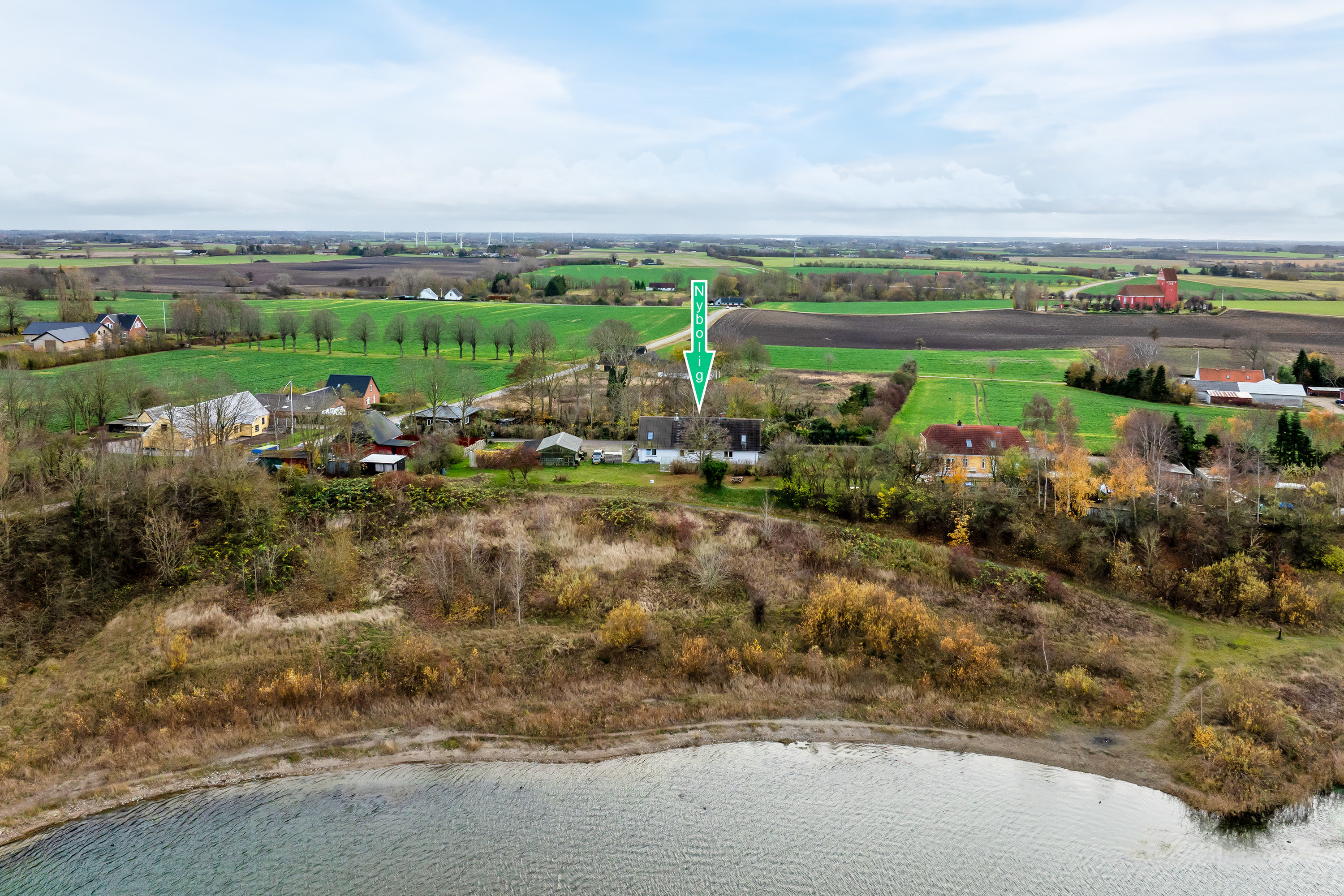 Fremhævet  billede i fuldskærmstilstand. Billede af Baunehøjen 17, Nr. Grimmelstrup, 4840 Nørre Alslev