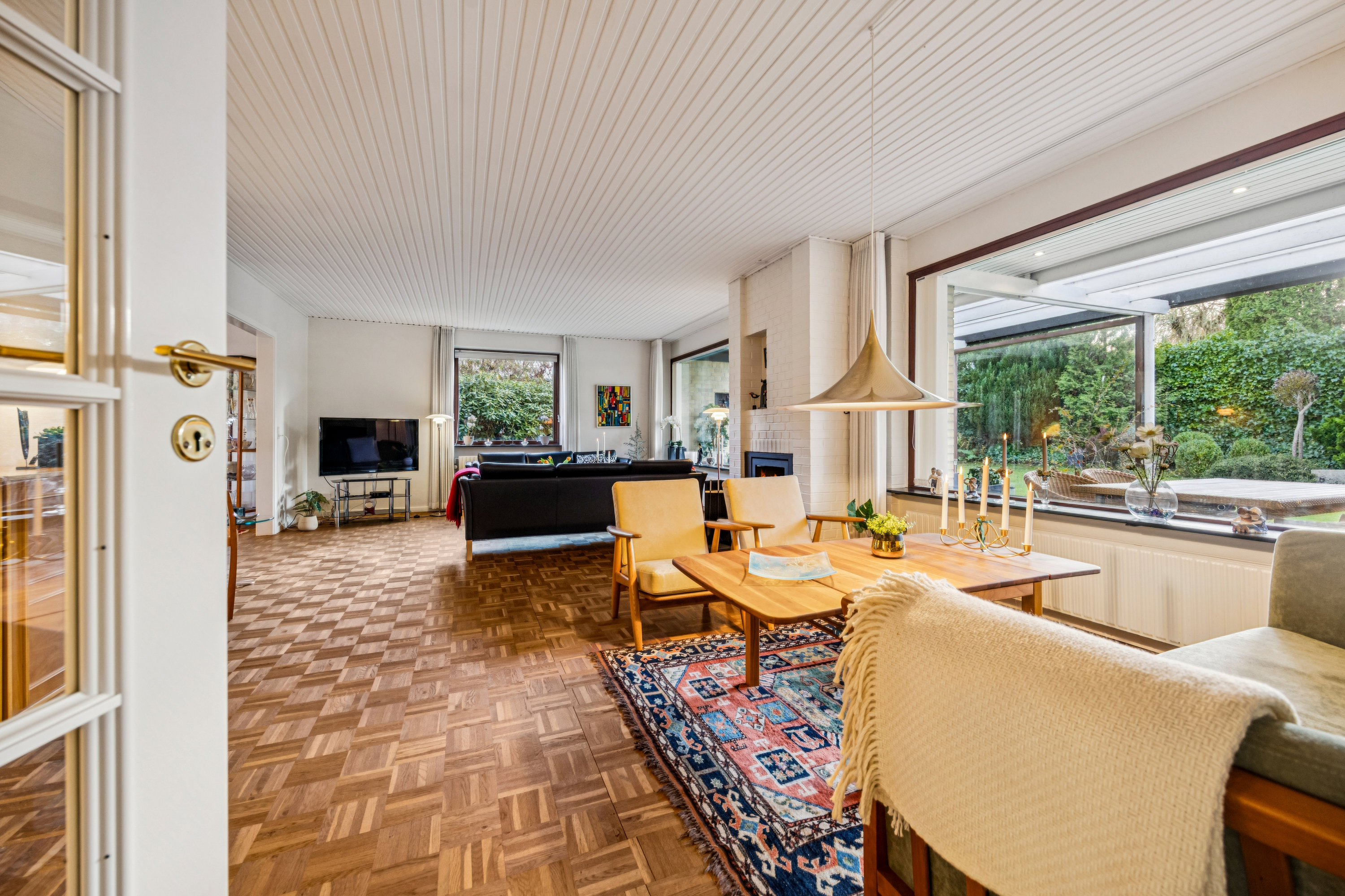 Fremhævet stue billede i fuldskærmstilstand. Billede af Solbakkevej 1, 9460 Brovst